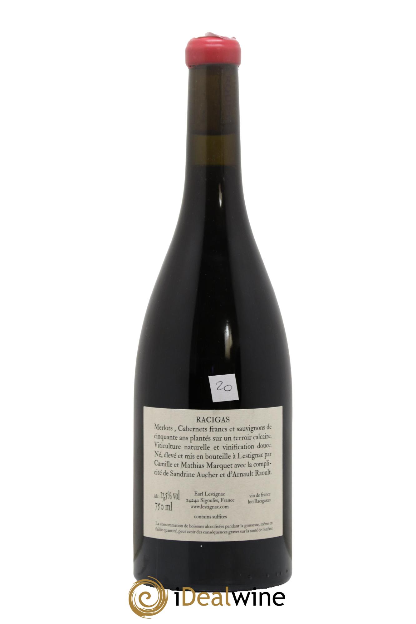 Bergerac Racigas Château Lestignac 2020 - Posten von 1 Flasche - 1