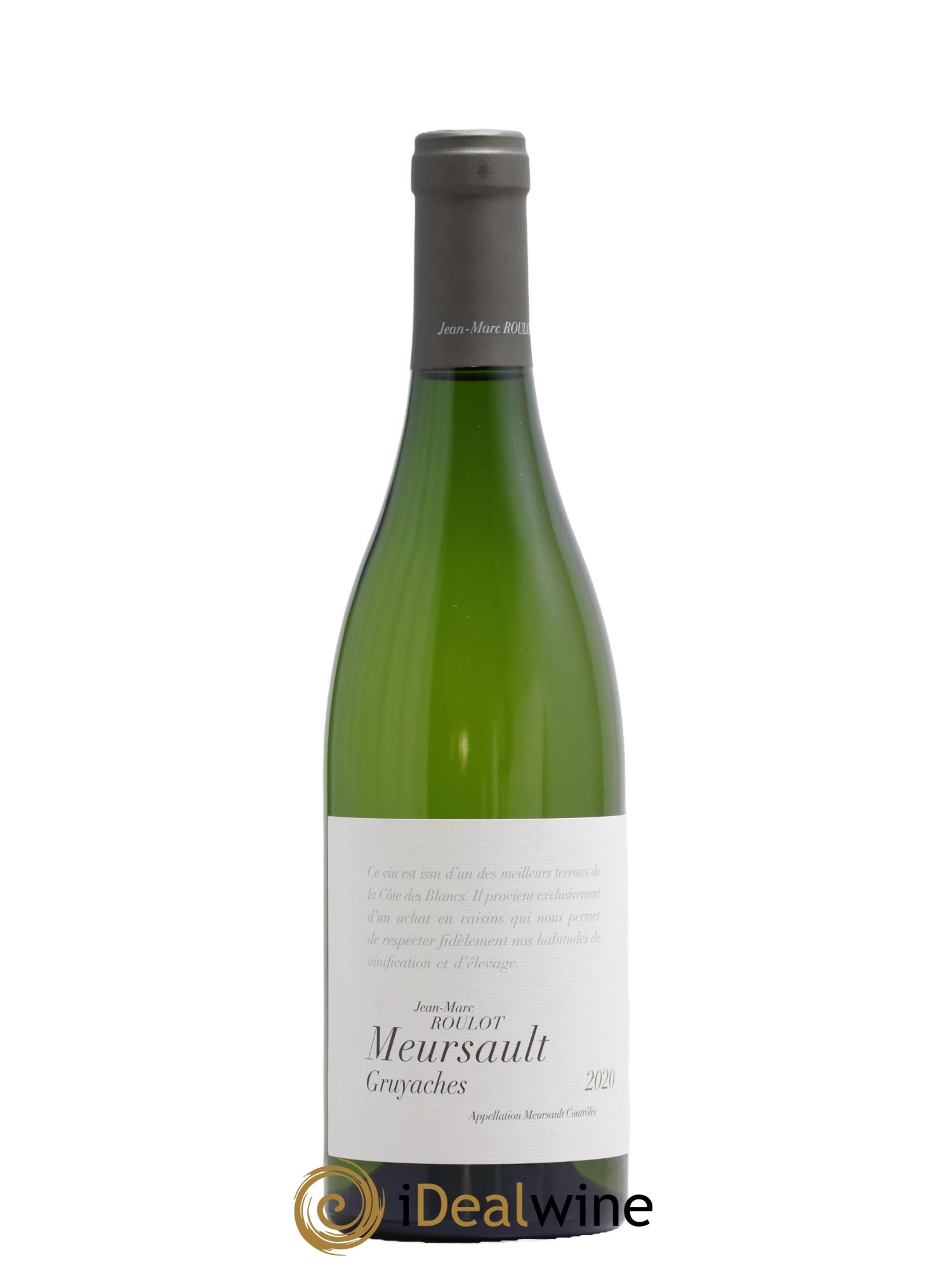 Meursault Gruyaches Jean-Marc Roulot Gruyaches Jean-Marc Roulot 2020 - Lot de 1 bouteille - 0