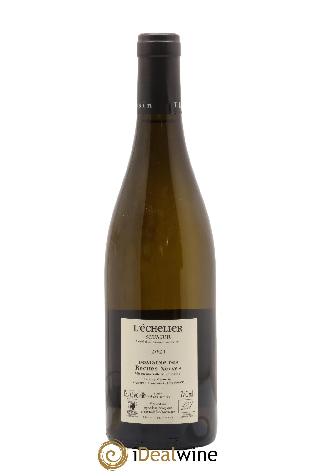 Saumur l'Echelier Domaine des Roches Neuves - Thierry Germain 2021 - Lotto di 1 bottiglia - 1