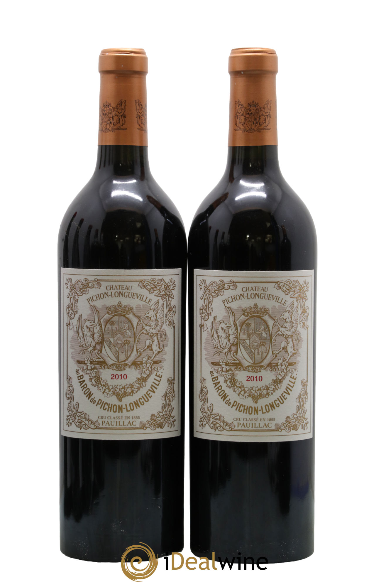 Pichon Longueville Baron 2ème Grand Cru Classé 2010 - Lot de 2 bouteilles - 0