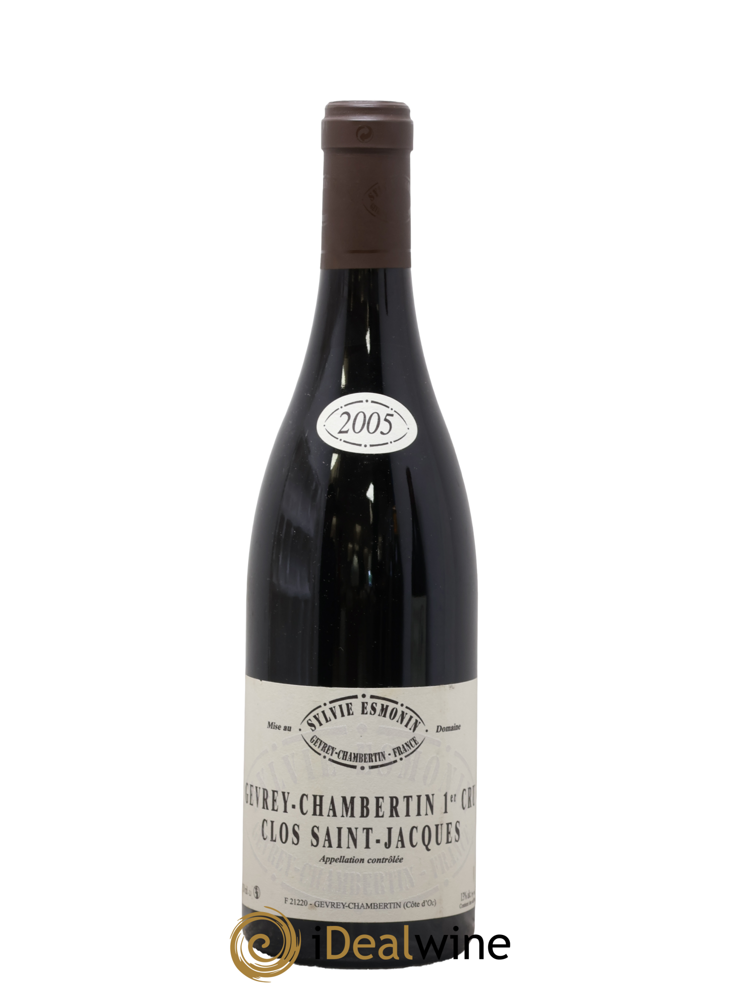 Gevrey-Chambertin 1er Cru Clos Saint Jacques Sylvie Esmonin 2005 - Lot de 1 bouteille - 0