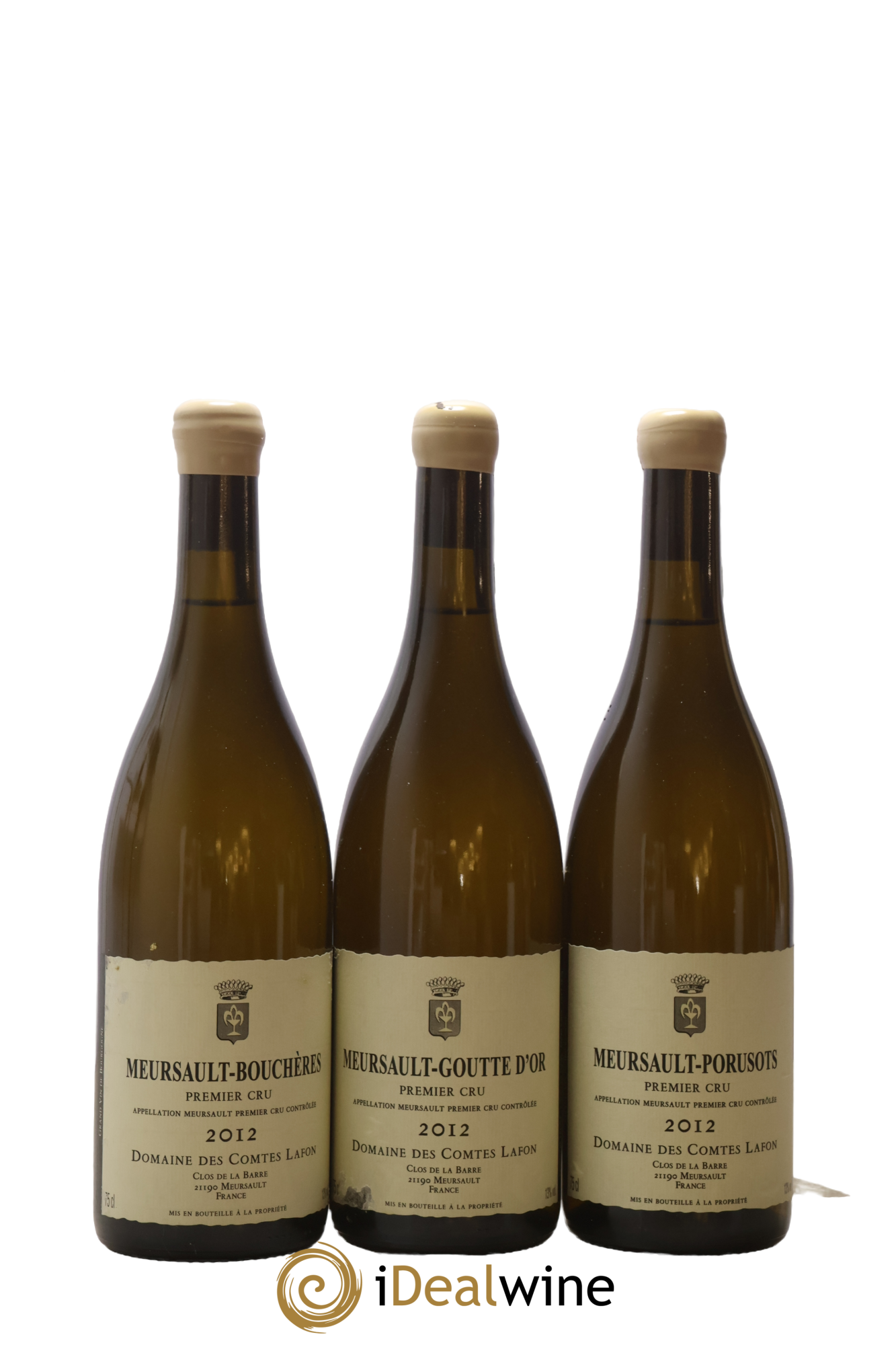 Meursault 1er Cru Caisse Prestige 6 Climats Comtes Lafon (Domaine des)  2012 - Lot de 6 bouteilles - 2
