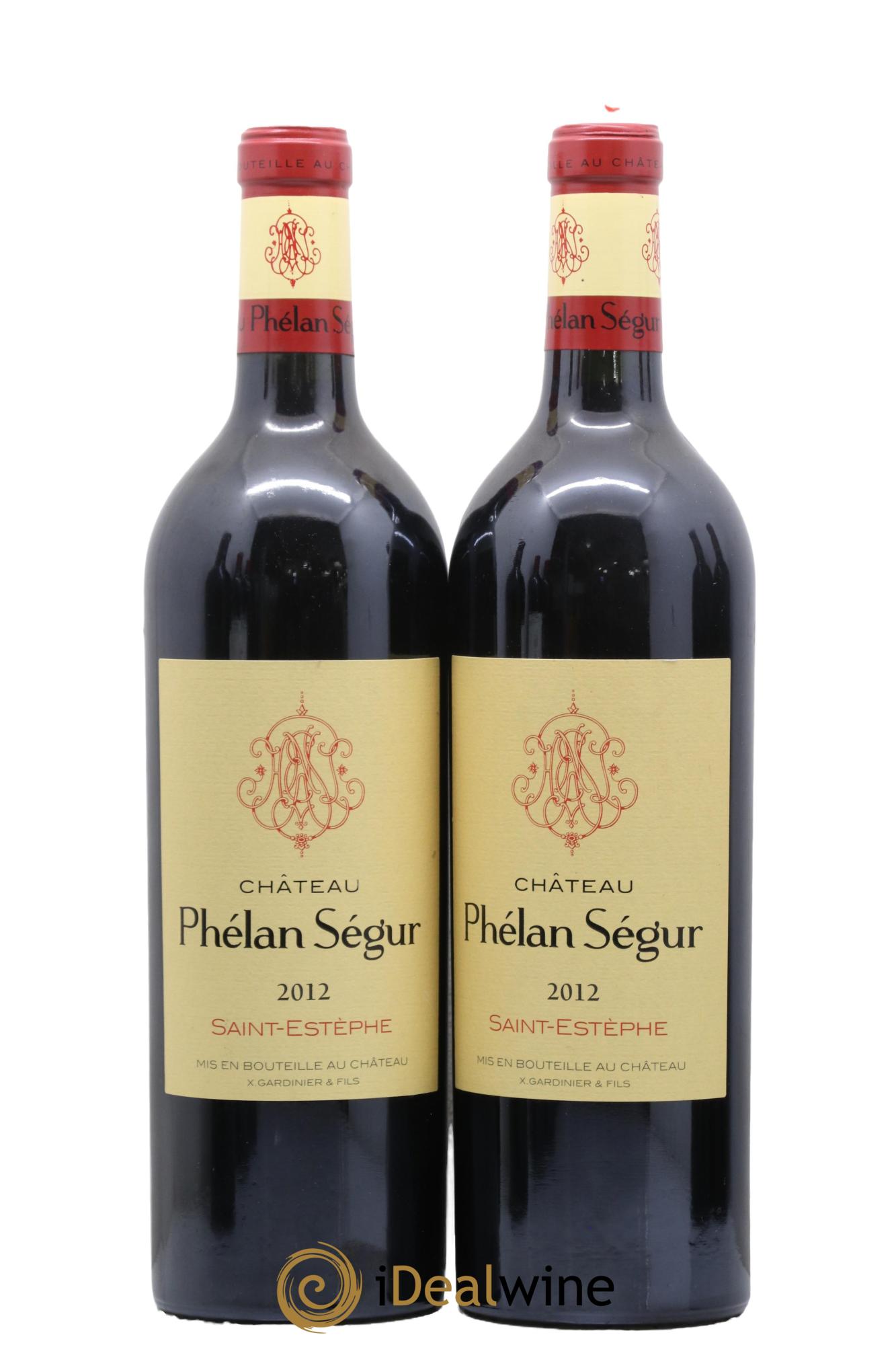 Château Phélan Ségur 2012 - Lotto di 2 bottiglie - 0