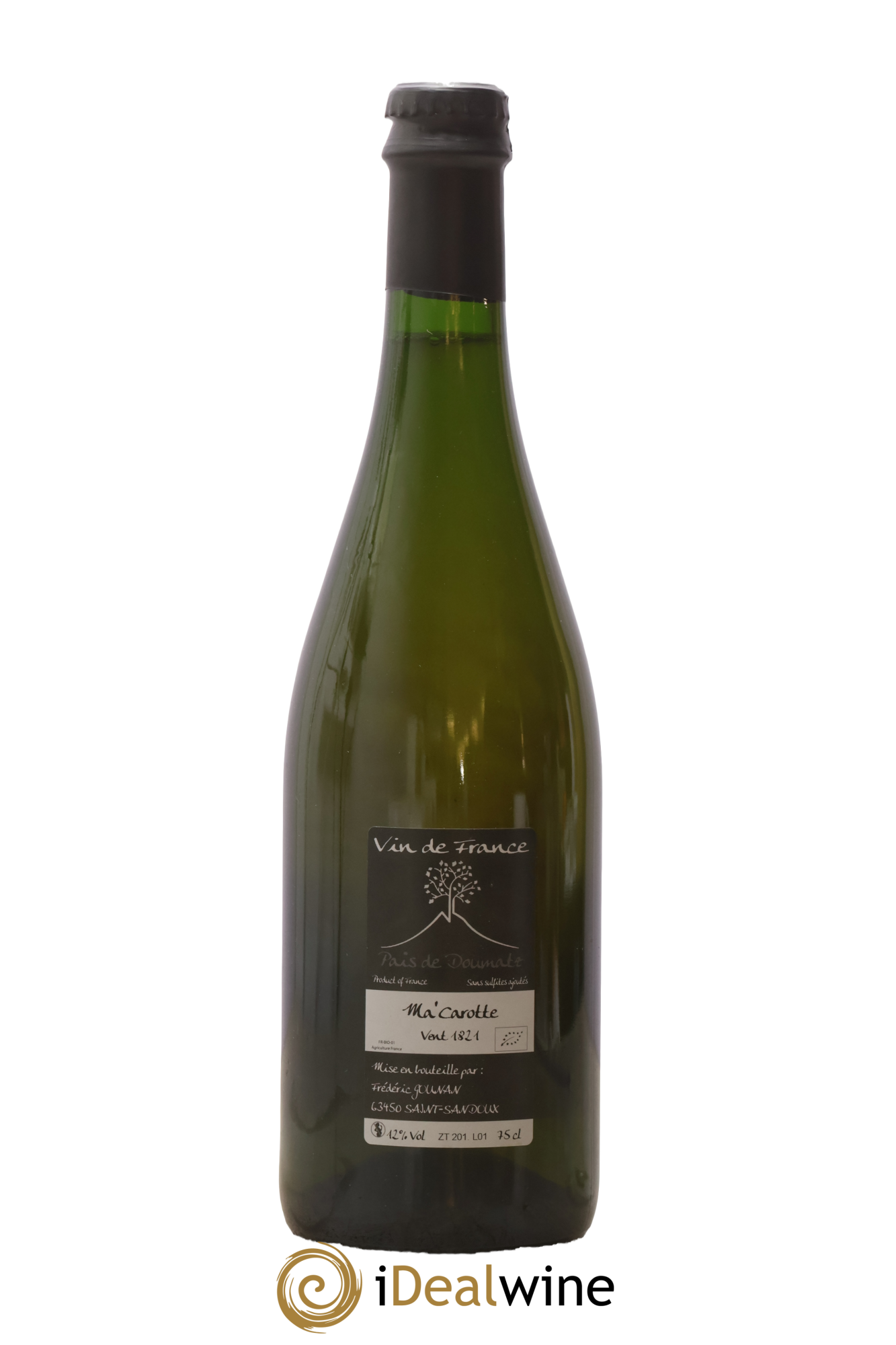 Vin de France Ma Carotte Vignoble de l'Arbre Blanc 2018 - Lot de 1 bouteille - 1