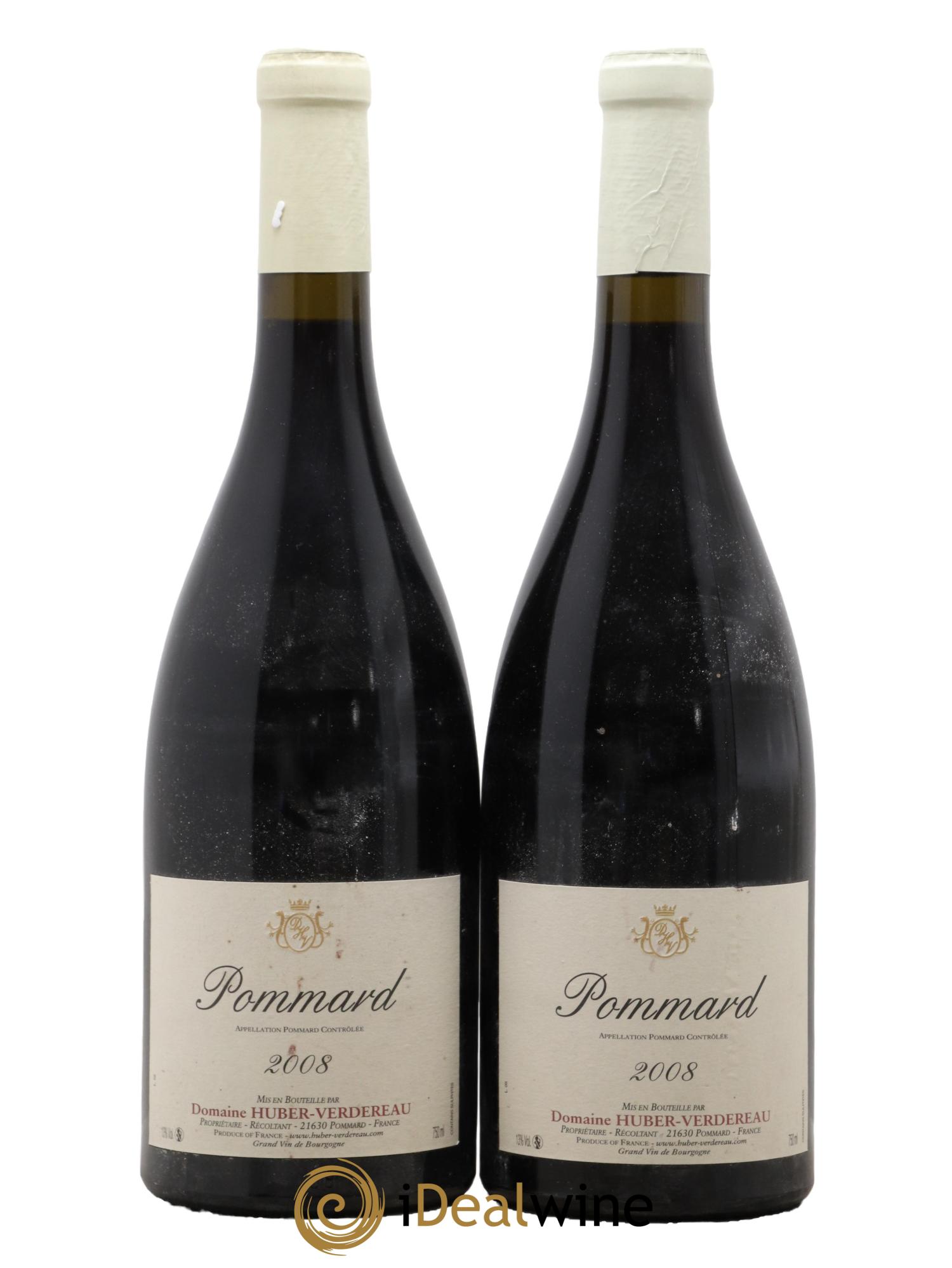 Pommard Domaine Huber-Verdereau 2008 - Lot de 2 bouteilles - 0