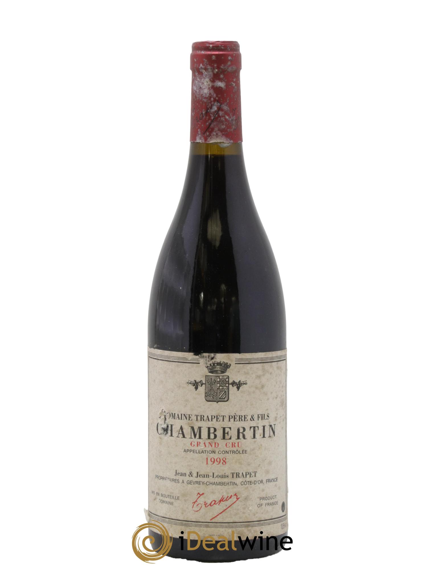 Chambertin Grand Cru Domaine Trapet 1998 - Lotto di 1 bottiglia - 0