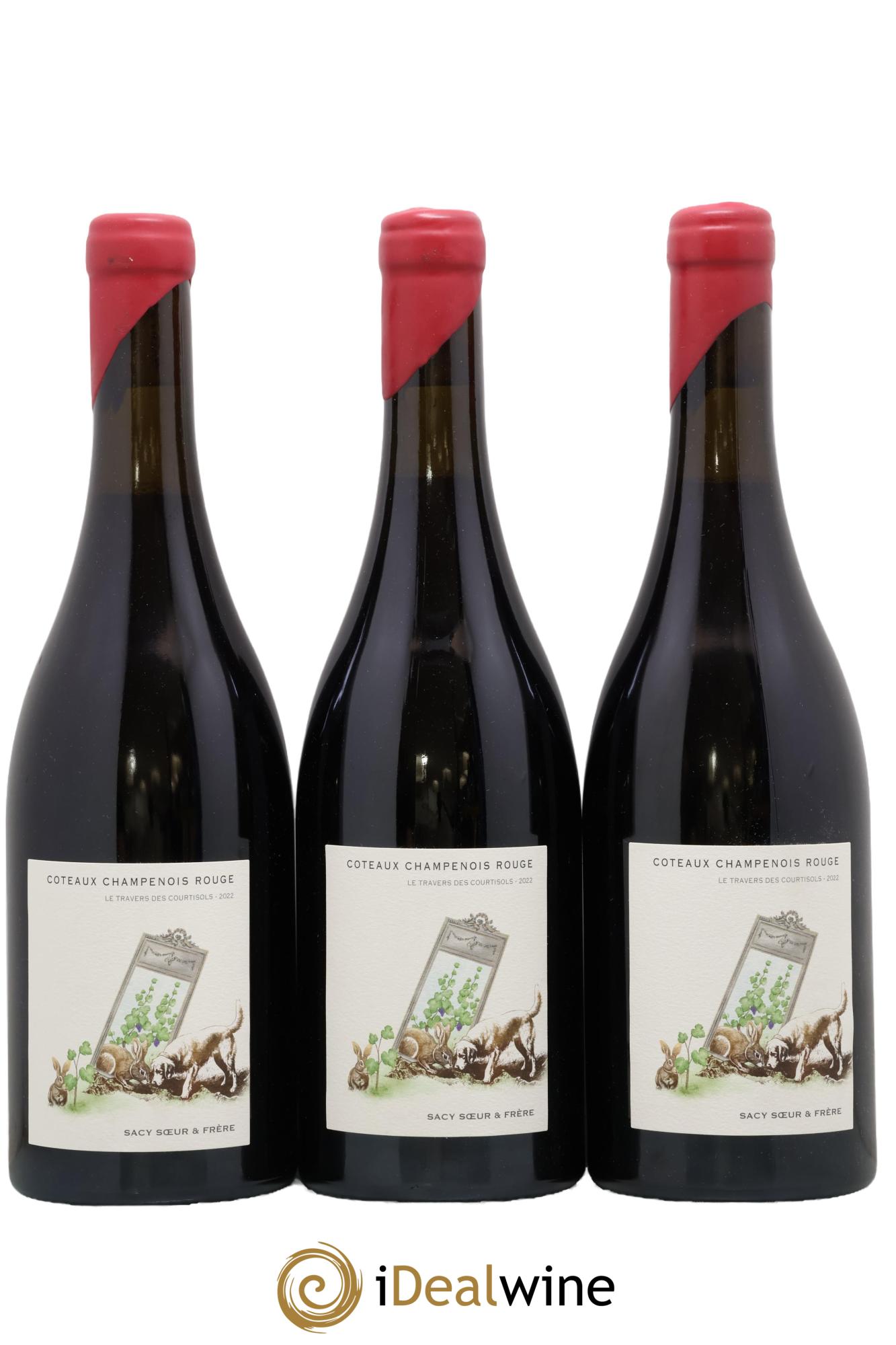 Coteaux Champenois Le Travers des Courtisols Domaine Sacy Sœur et Frere 2022 - Lot de 3 bouteilles - 0