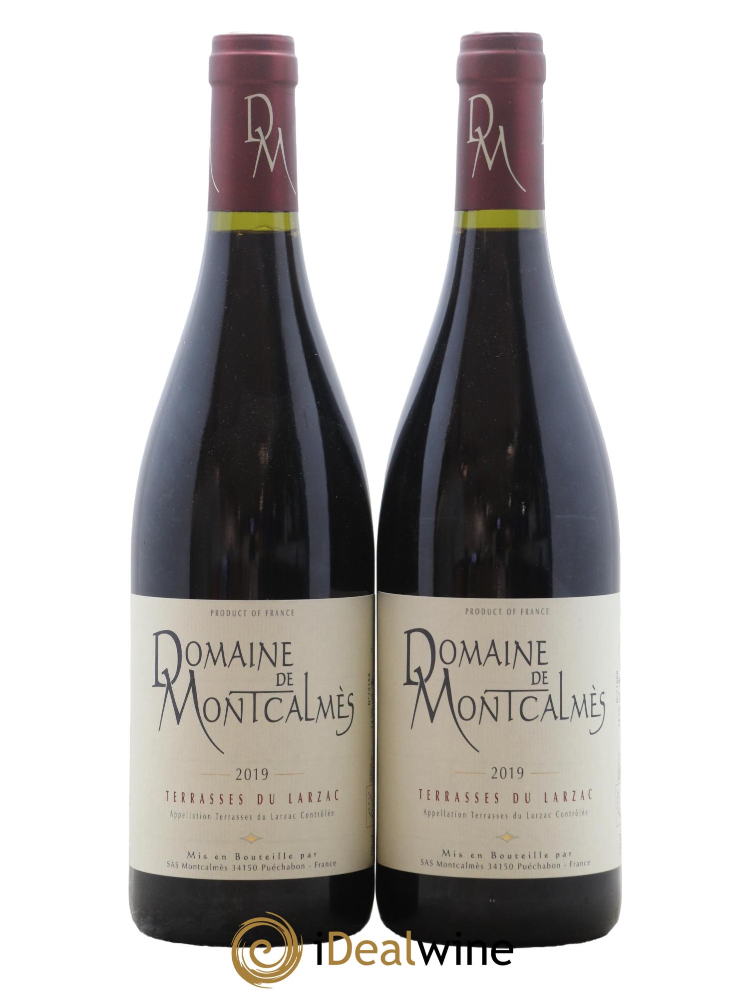 Terrasses du Larzac Domaine de Montcalmès Frédéric Pourtalié 2019 - Lot de 2 bouteilles - 0