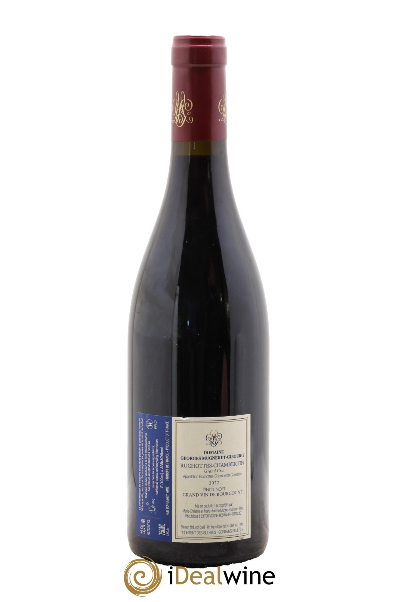 Ruchottes-Chambertin Grand Cru Mugneret-Gibourg (Domaine) 2022 - Lot of 1 bottle - 1