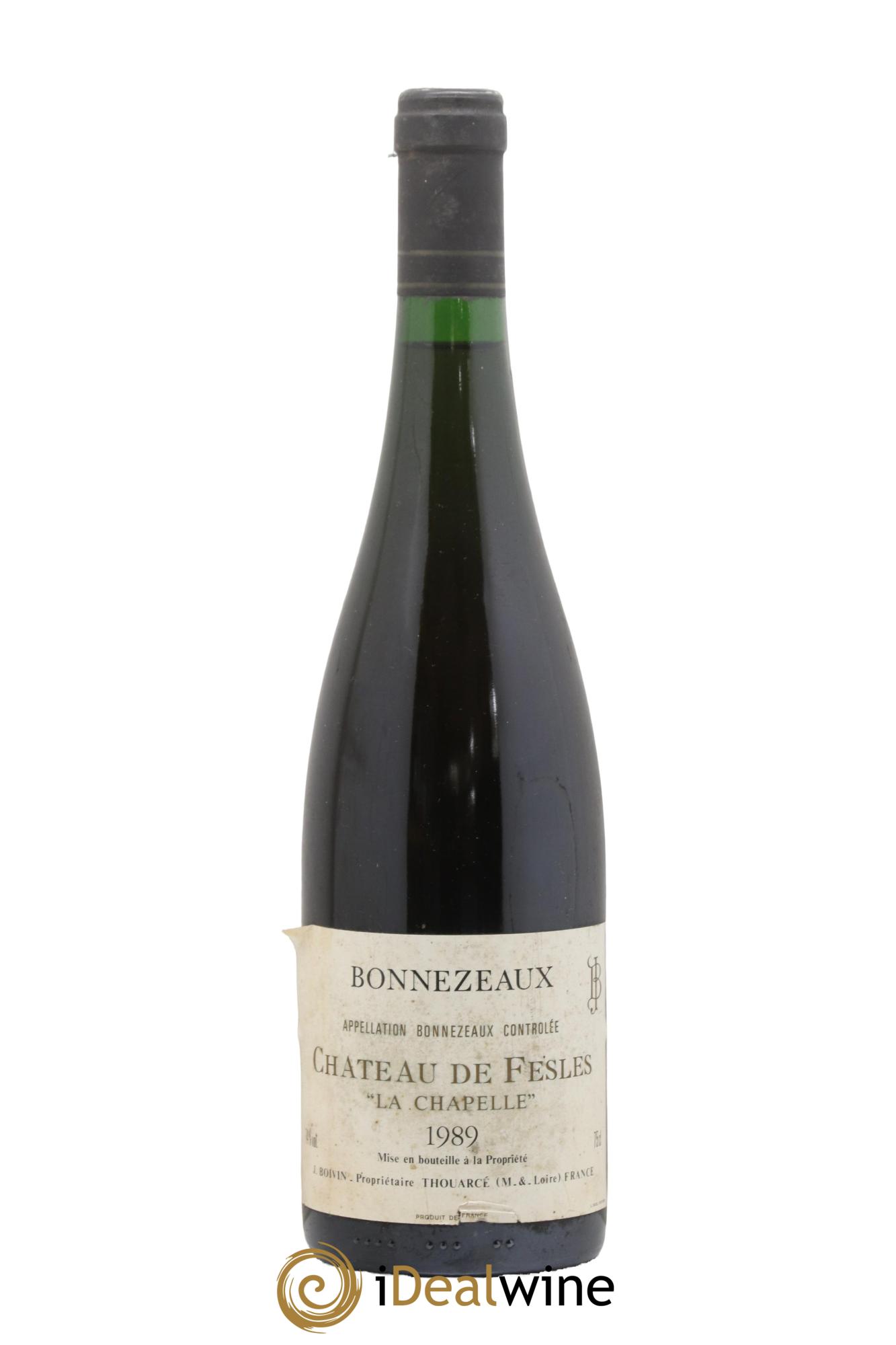 Bonnezeaux Château de Fesles 1989 - Lot of 1 bottle - 0