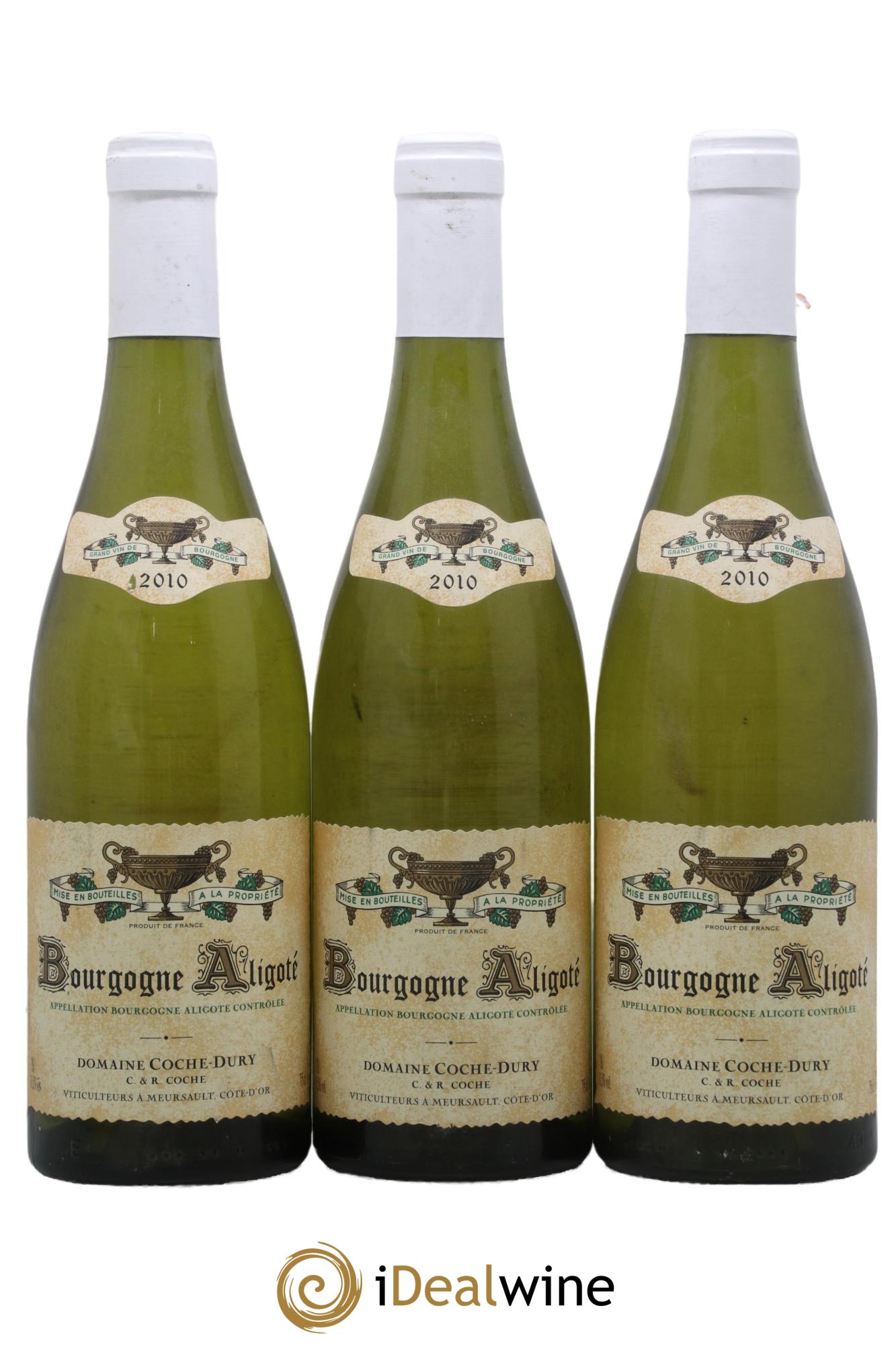 Bourgogne Aligoté Coche Dury (Domaine) 2010 - Lotto di 3 bottiglie - 0