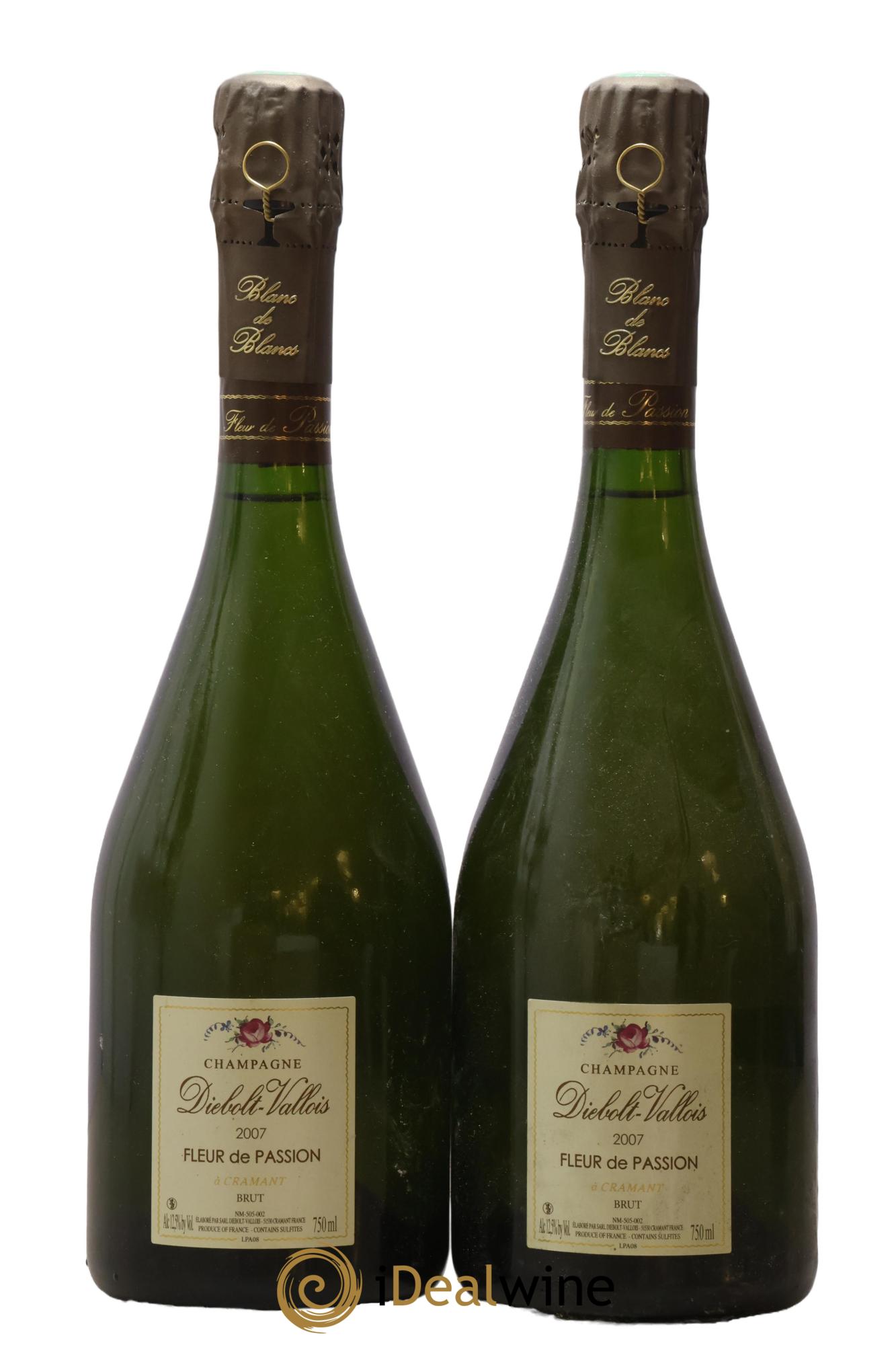 Fleur de Passion Brut Diebolt-Vallois 2007 - Lot de 2 bouteilles - 0