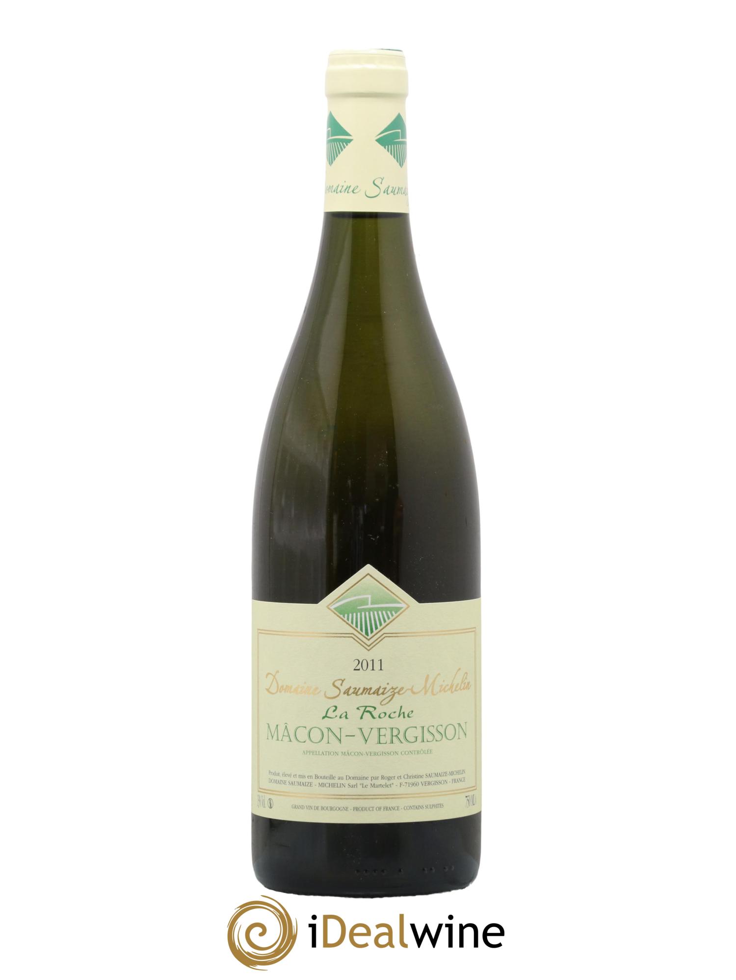 Mâcon-Vergisson Sur la roche Robert Saumaize-Michelin (Domaine) 2011 - Lot de 1 bouteille - 0