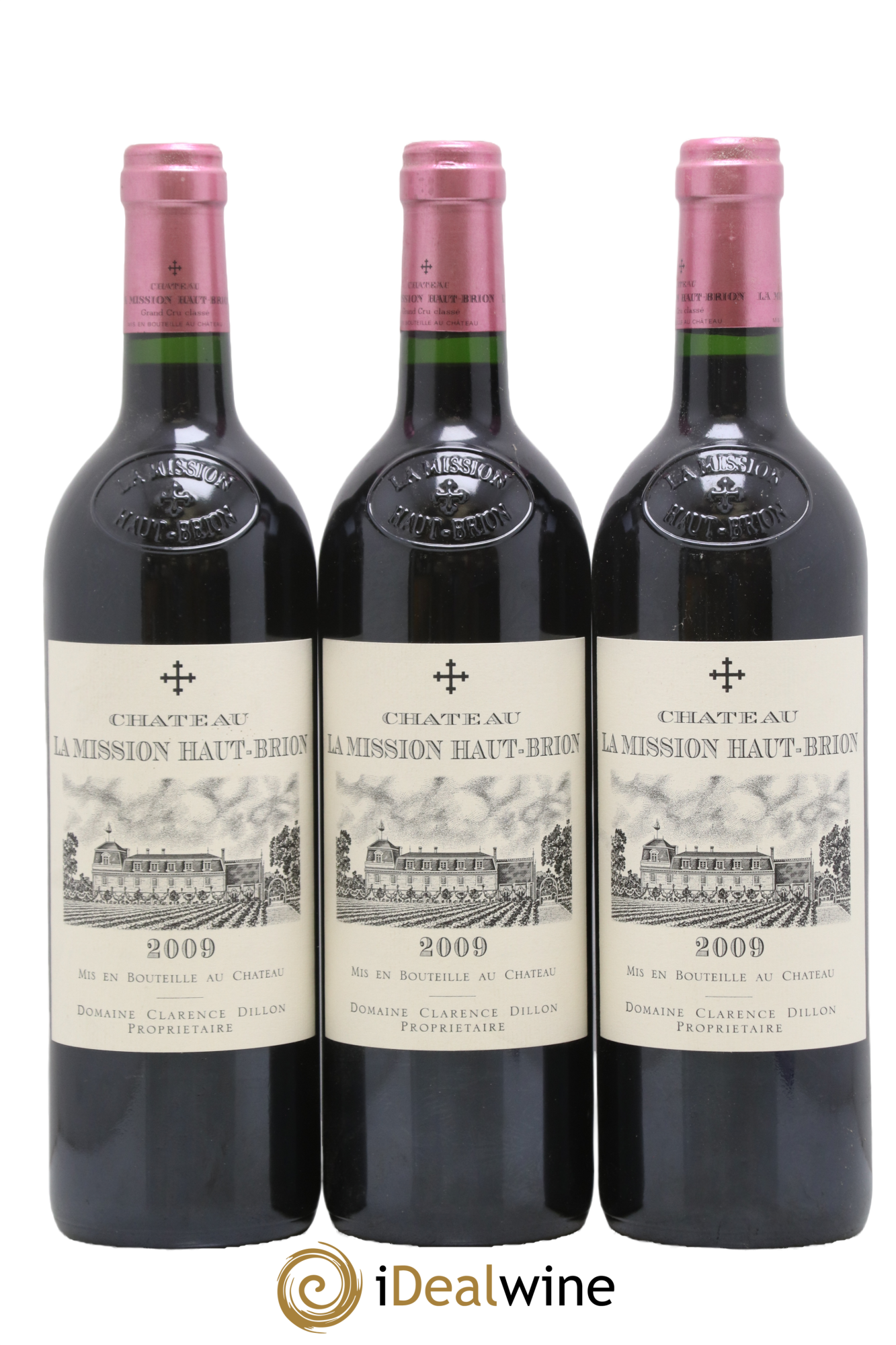 Château la Mission Haut-Brion Cru Classé de Graves 2009 - Lot of 3 bottles - 0