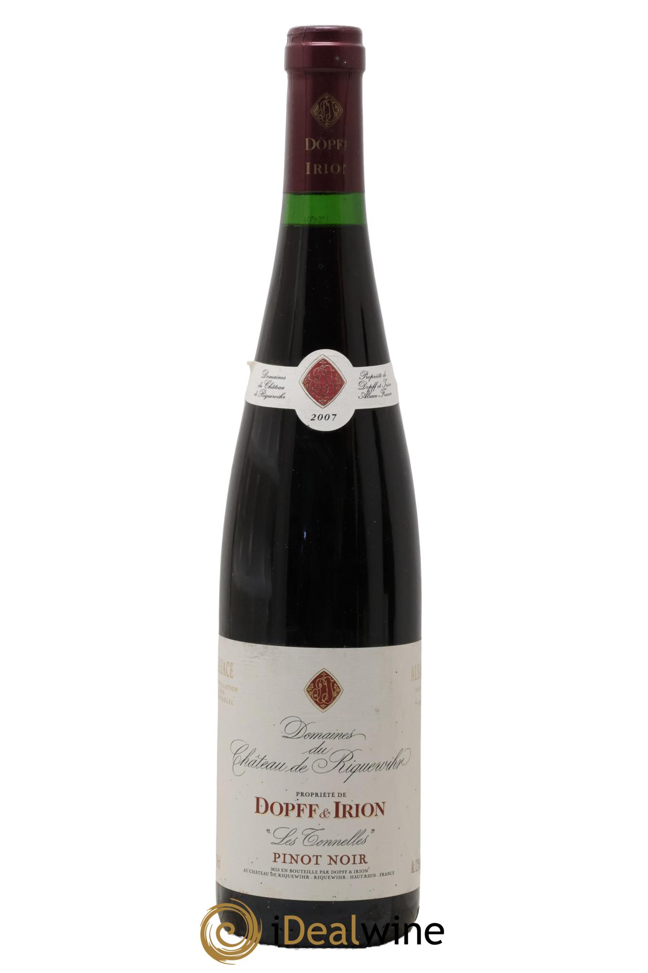 Alsace Pinot Noir Les Tonnelles Château de Riquewihr Dopff & Irion 2007 - Posten von 1 Flasche - 0