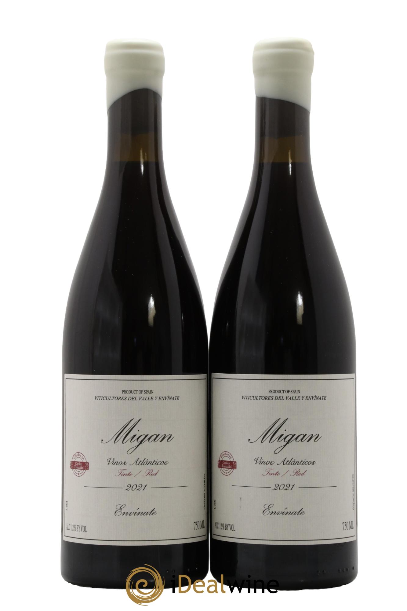 Espagne Tenerife Migan Envinate 2021 - Lot de 2 bouteilles - 0