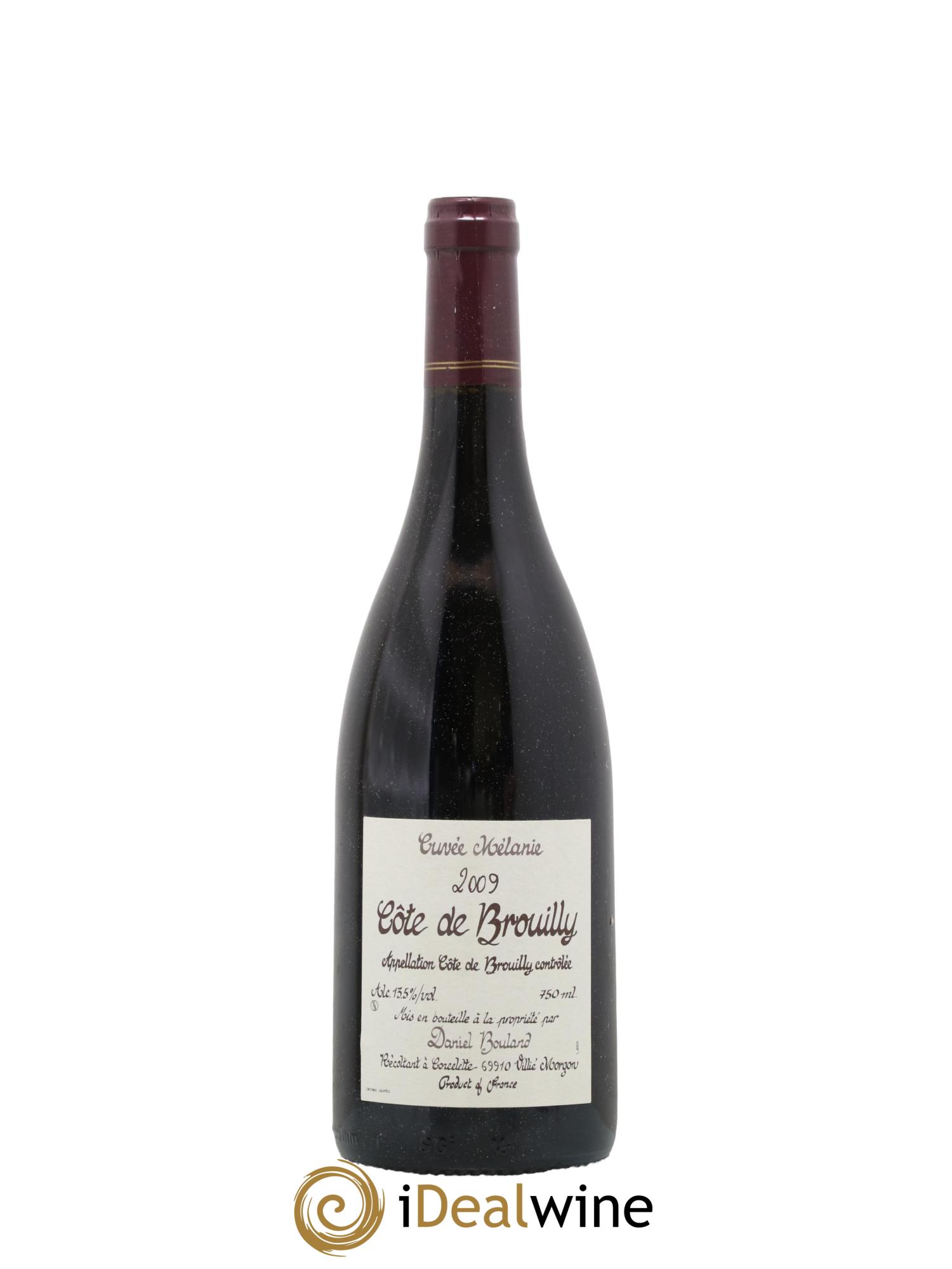 Côte de Brouilly Cuvée Mélanie Daniel Bouland (Domaine) 2009 - Lot de 1 bouteille - 0