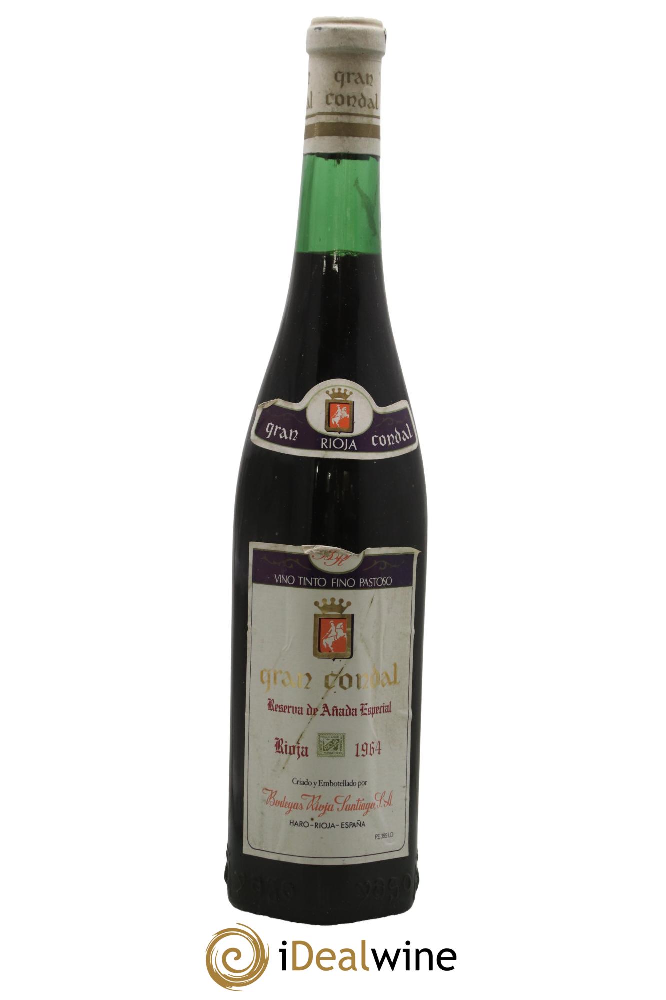 Rioja DOCA Bodegas Santiago Gran Condal Reserva De Añada Especial Vintage 1964 - Posten von 1 Flasche - 0
