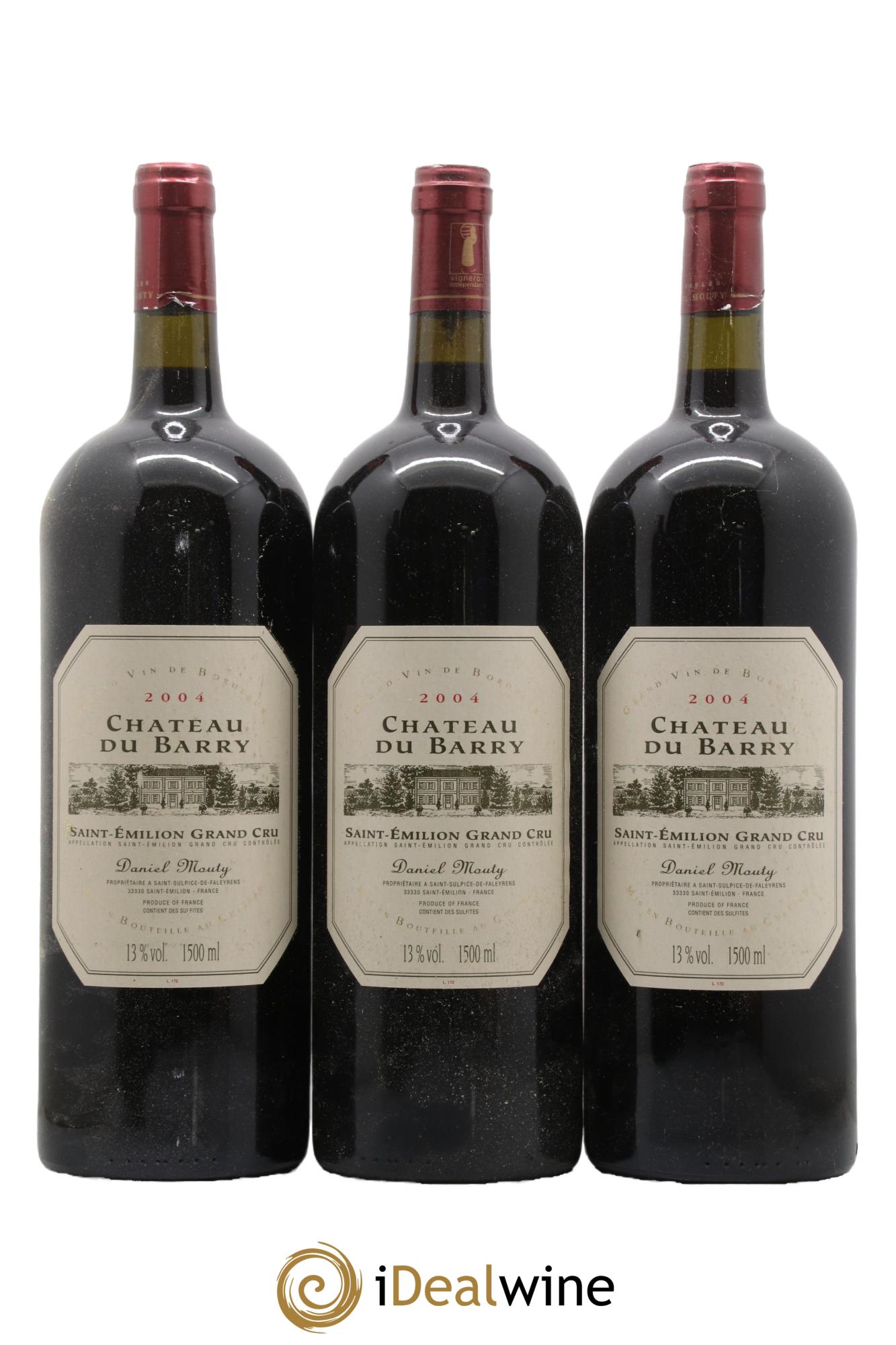 Saint-Émilion Grand Cru Château du Barry 2004 - Lot de 6 magnums - 1