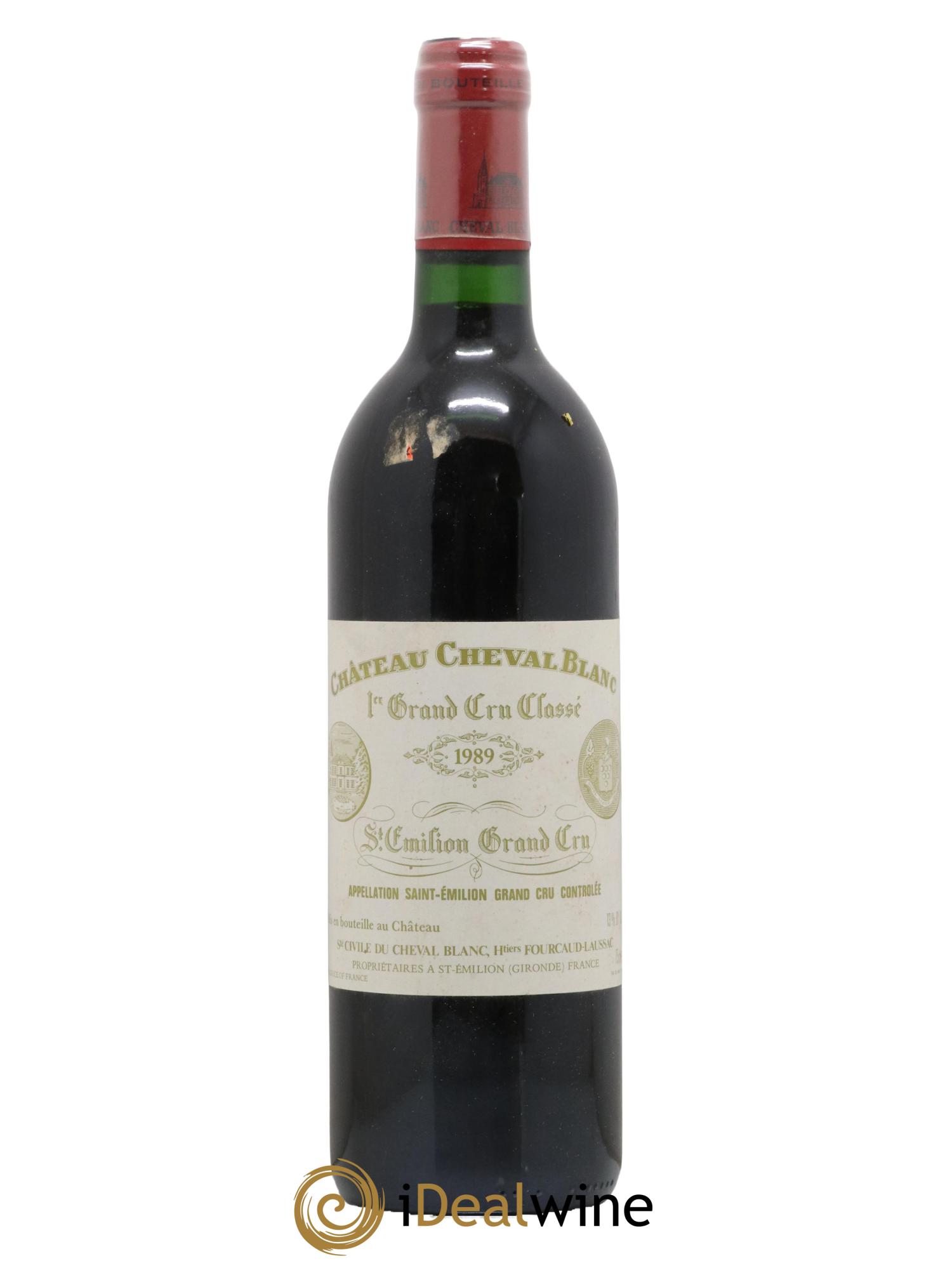 Château Cheval Blanc 1er Grand Cru Classé A 1989 - Posten von 1 Flasche - 0