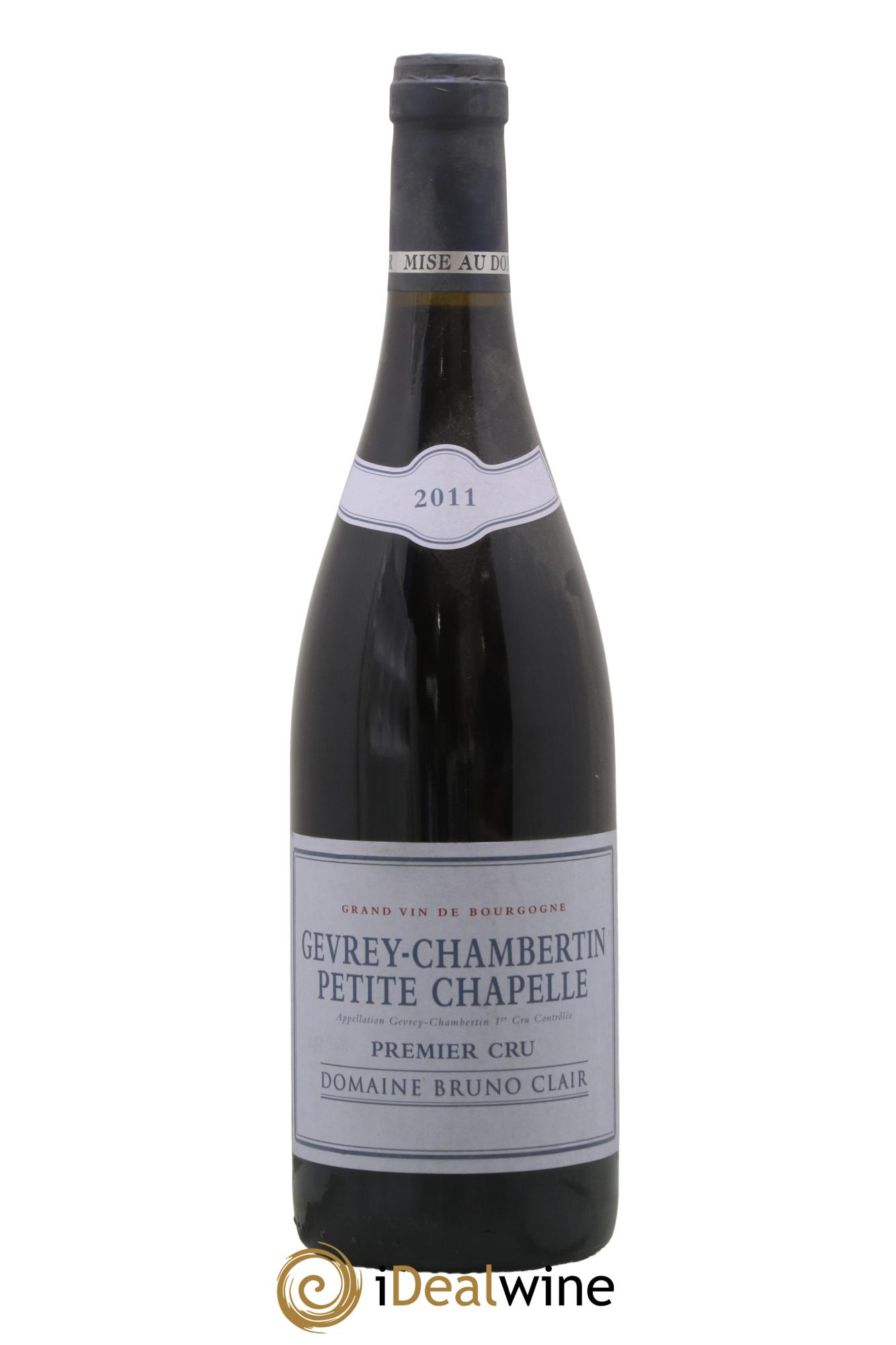 Gevrey-Chambertin 1er Cru Petite Chapelle Bruno Clair (Domaine) 2011 - Lot de 1 bouteille - 0