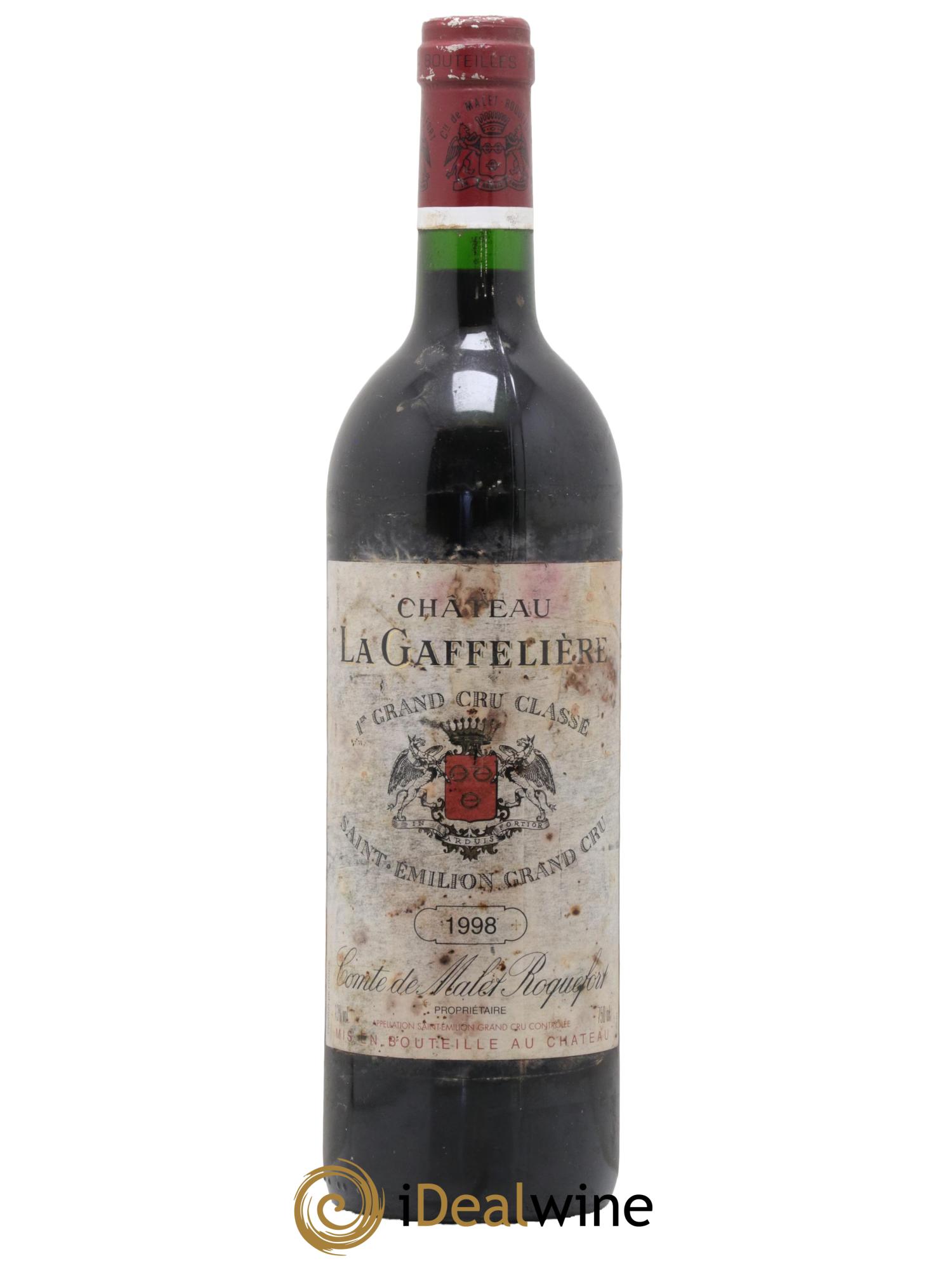Château la Gaffelière 1er Grand Cru Classé B 1998 - Lot de 1 bouteille - 0
