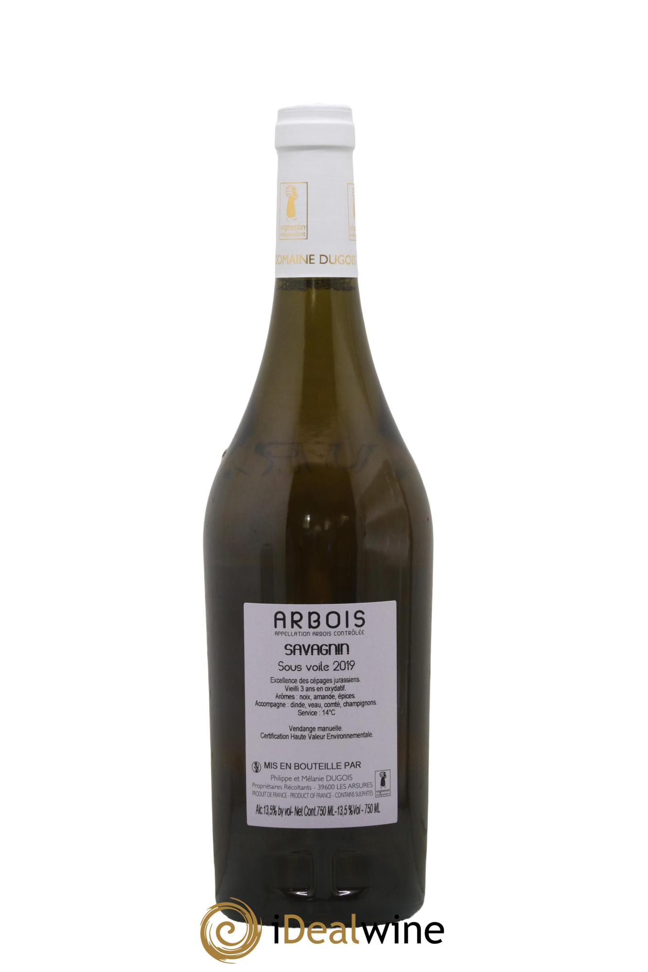 Arbois Savagnin sous Voile Domaine Dugois 2019 - Lotto di 1 bottiglia - 1