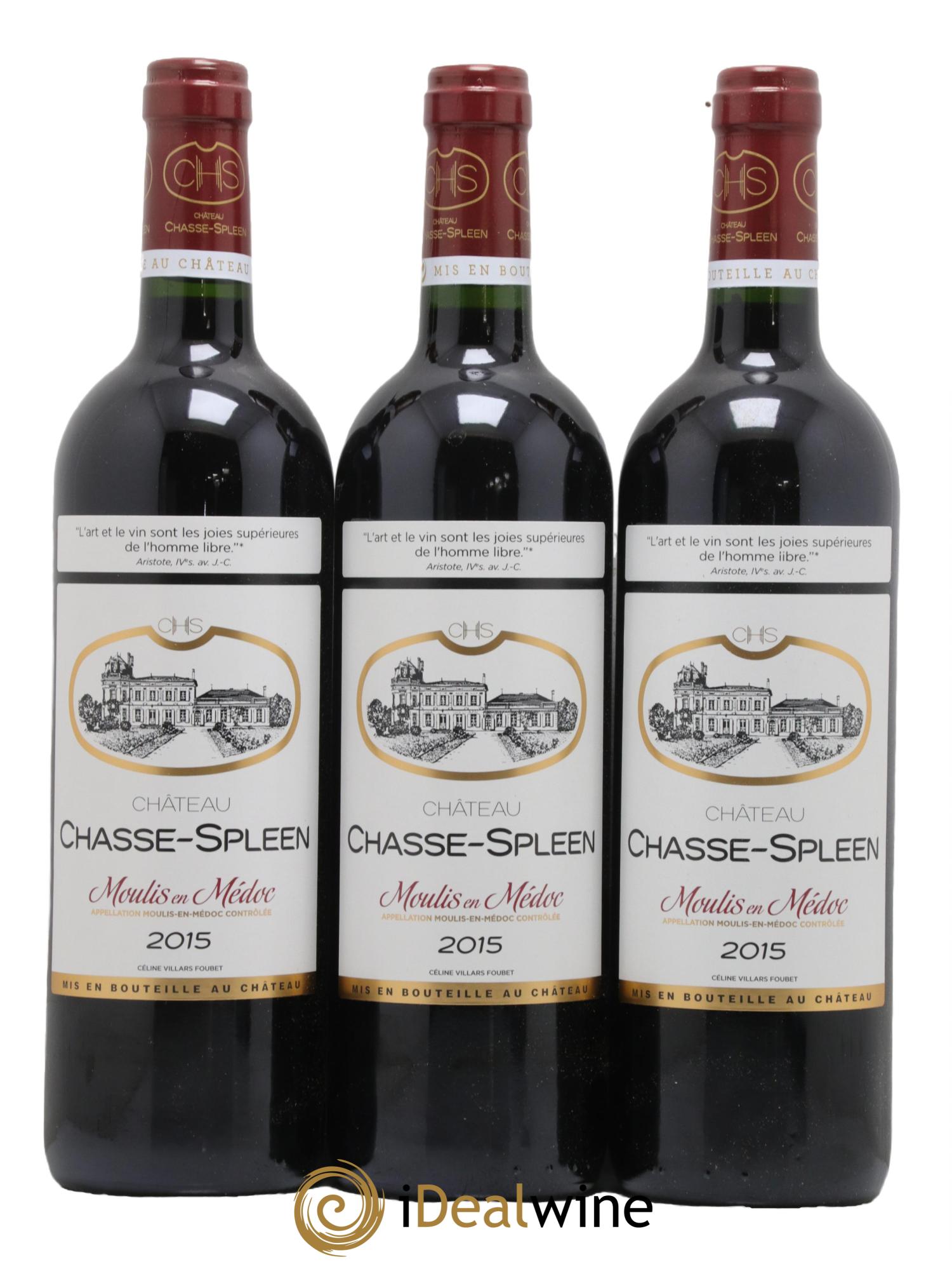Château Chasse Spleen 2015 - Lot de 6 bouteilles - 2