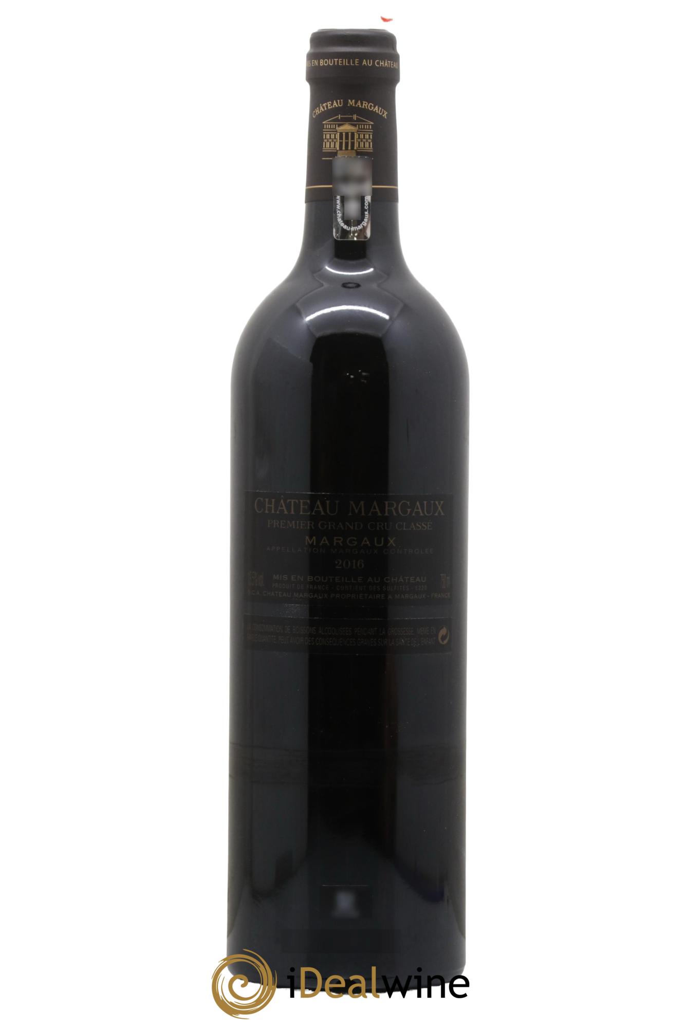 Château Margaux 1er Grand Cru Classé 2016 - Lot de 1 bouteille - 1