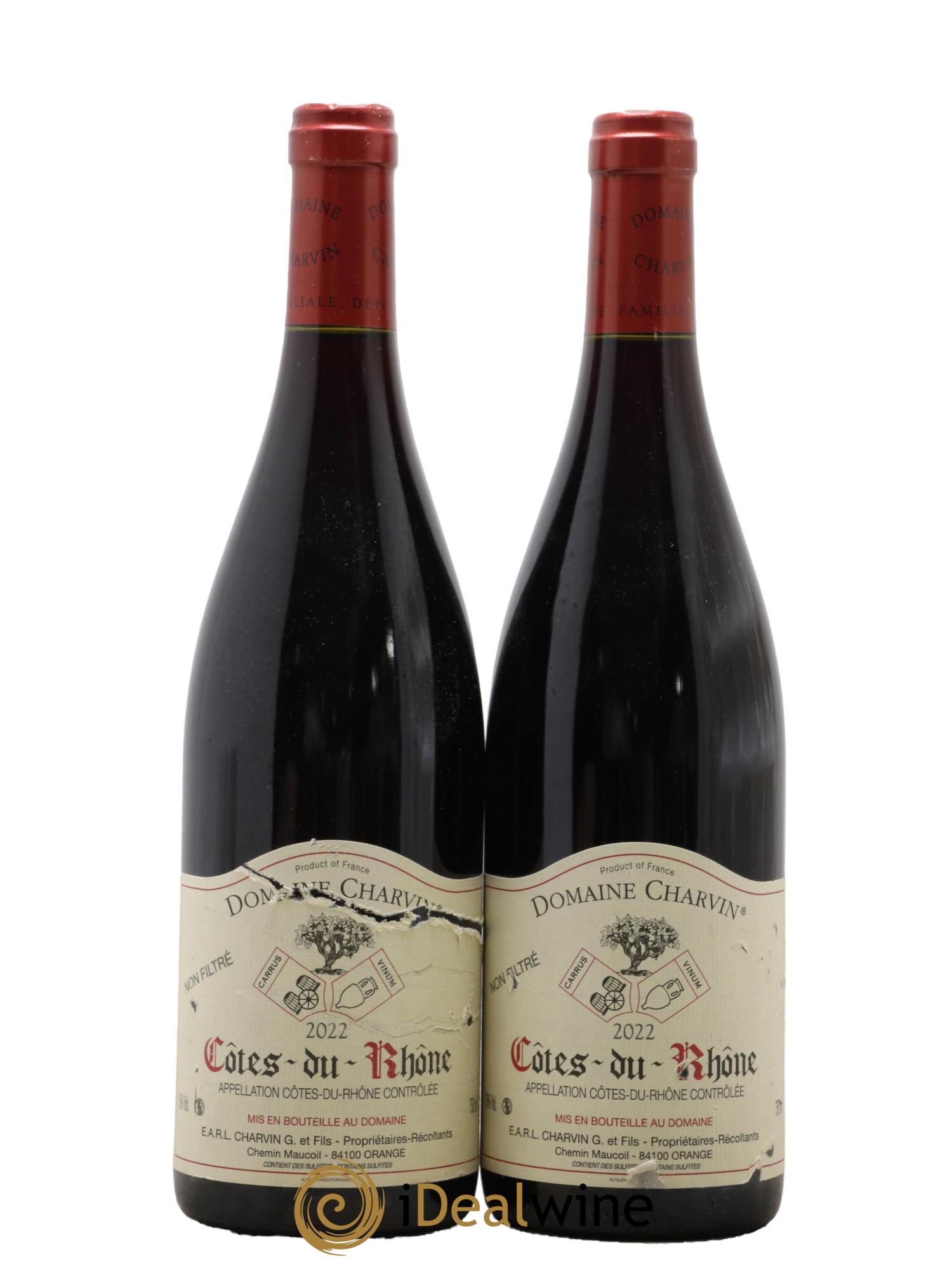 Côtes-du-Rhône Charvin (Domaine) 2022 - Lotto di 2 bottiglie - 0