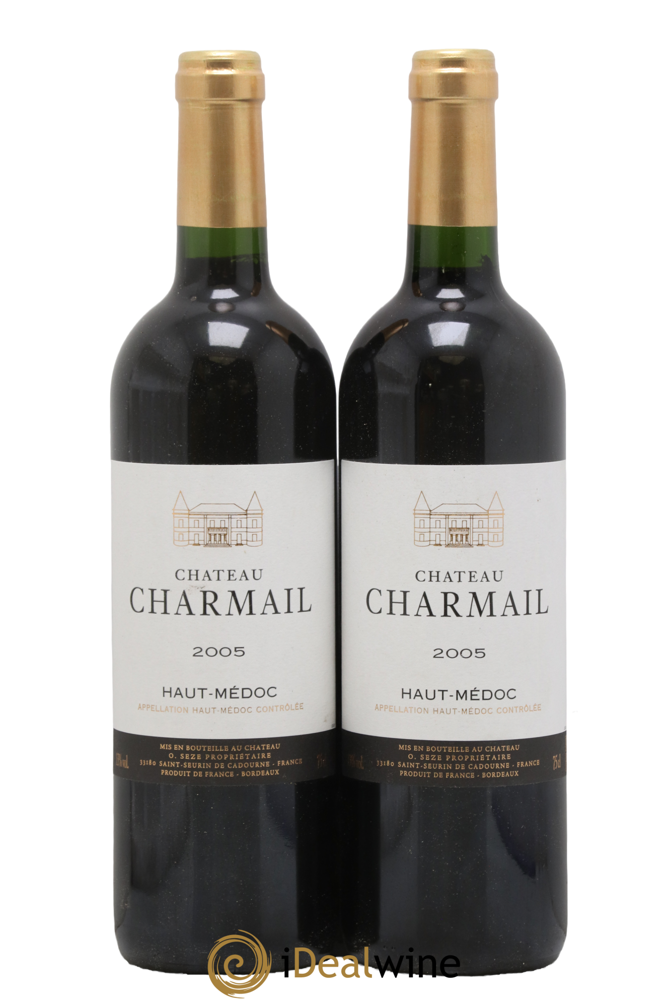 Château Charmail Cru Bourgeois 2005 - Lot de 2 bouteilles - 0