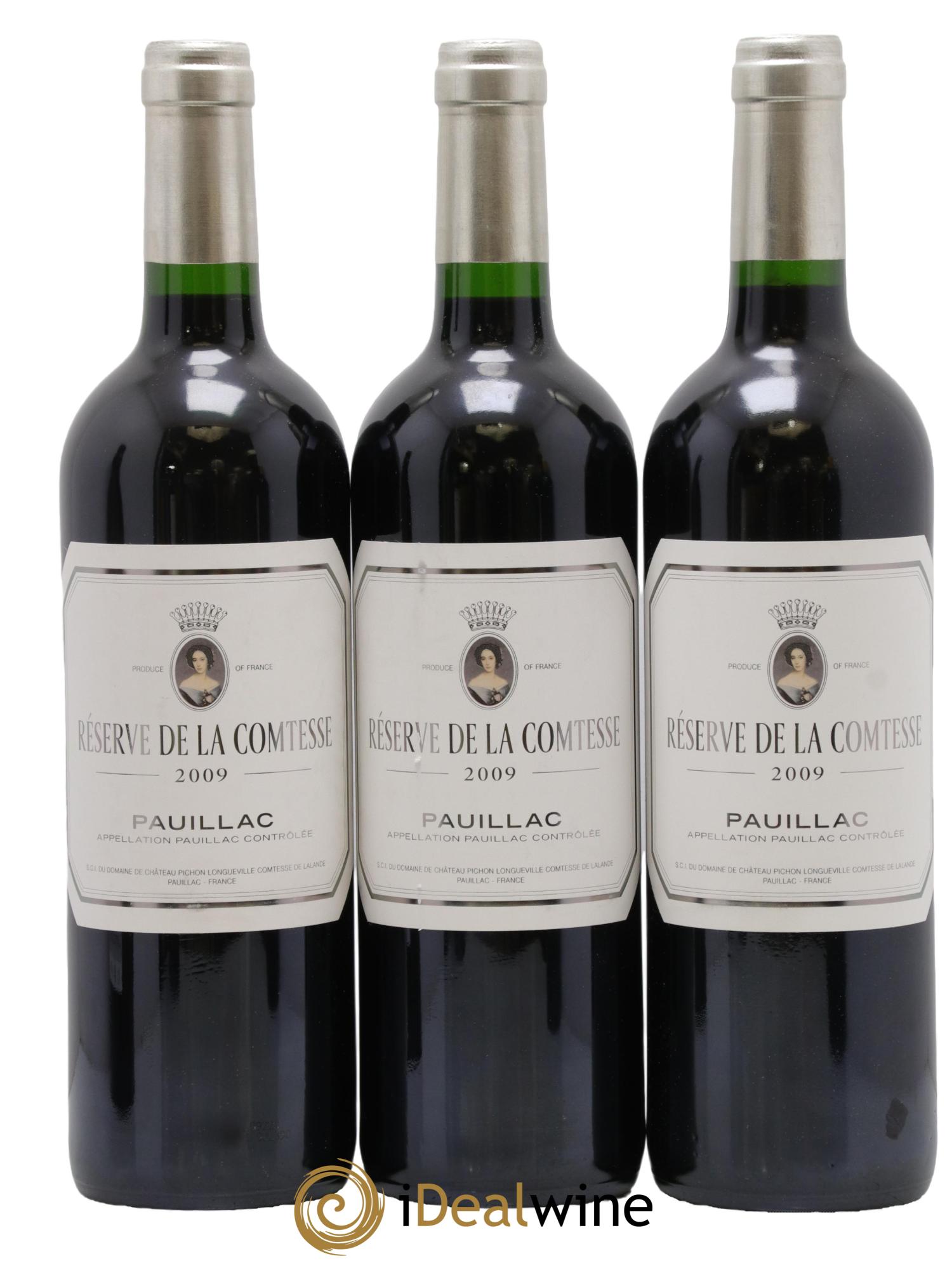 Réserve de la Comtesse Second Vin 2009 - Lot de 3 bouteilles - 0