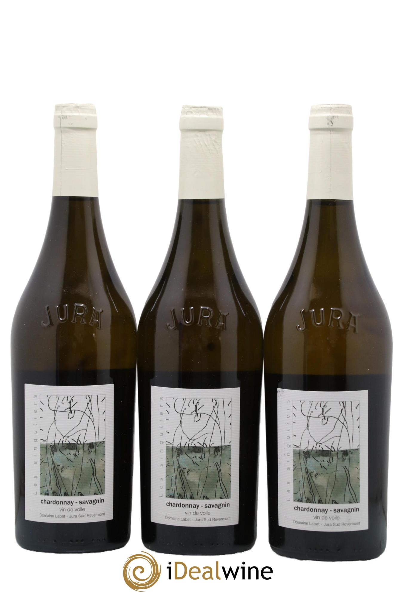 Côtes du Jura Vin de Voile Chardonnay-Savagnin cuvée de garde Romain - Julien - Charline Labet 2019 - Lot de 3 bouteilles - 0