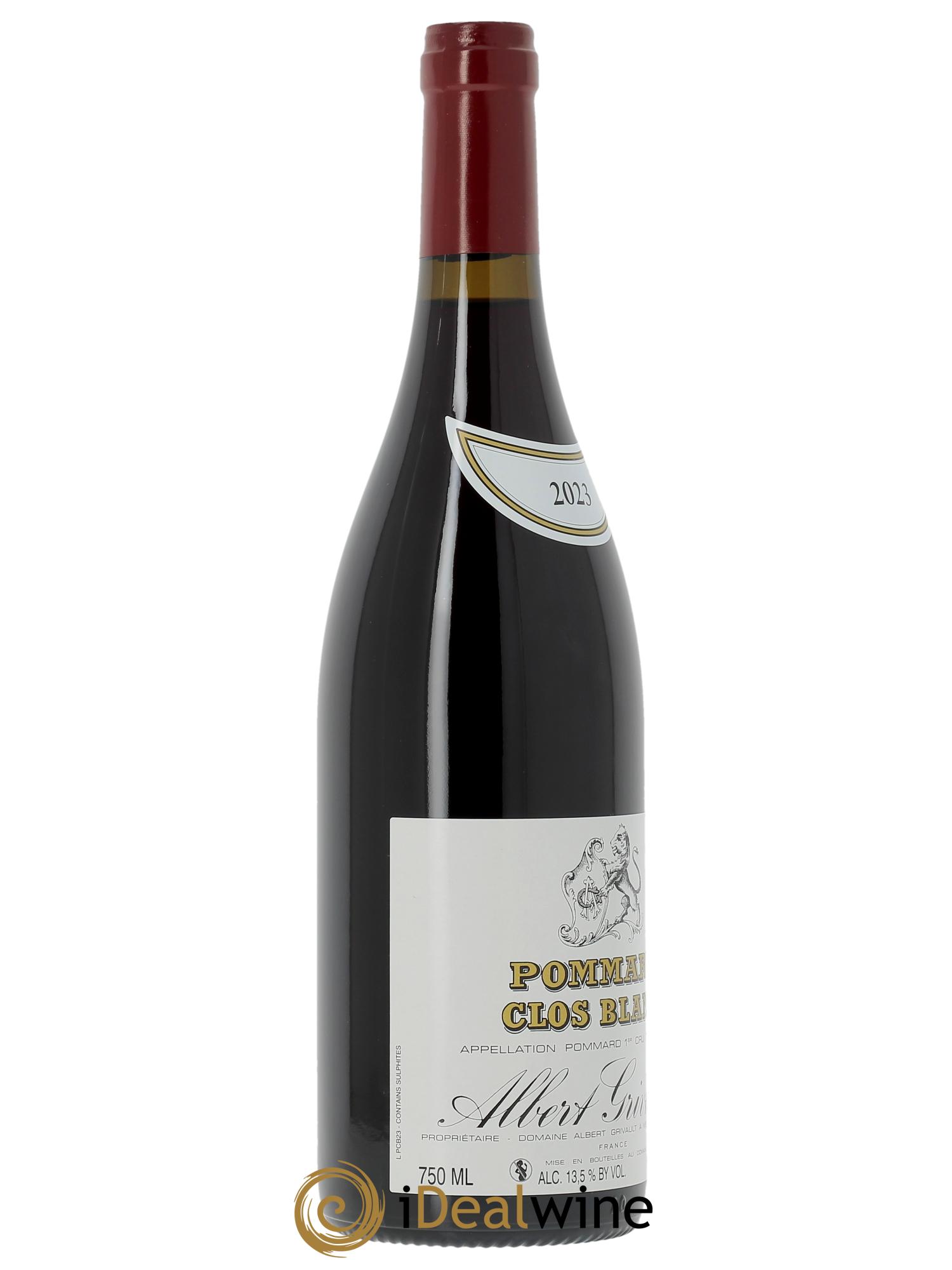 Pommard 1er Cru Clos Blanc Albert Grivault  2023 - Lot de 1 bouteille - 1