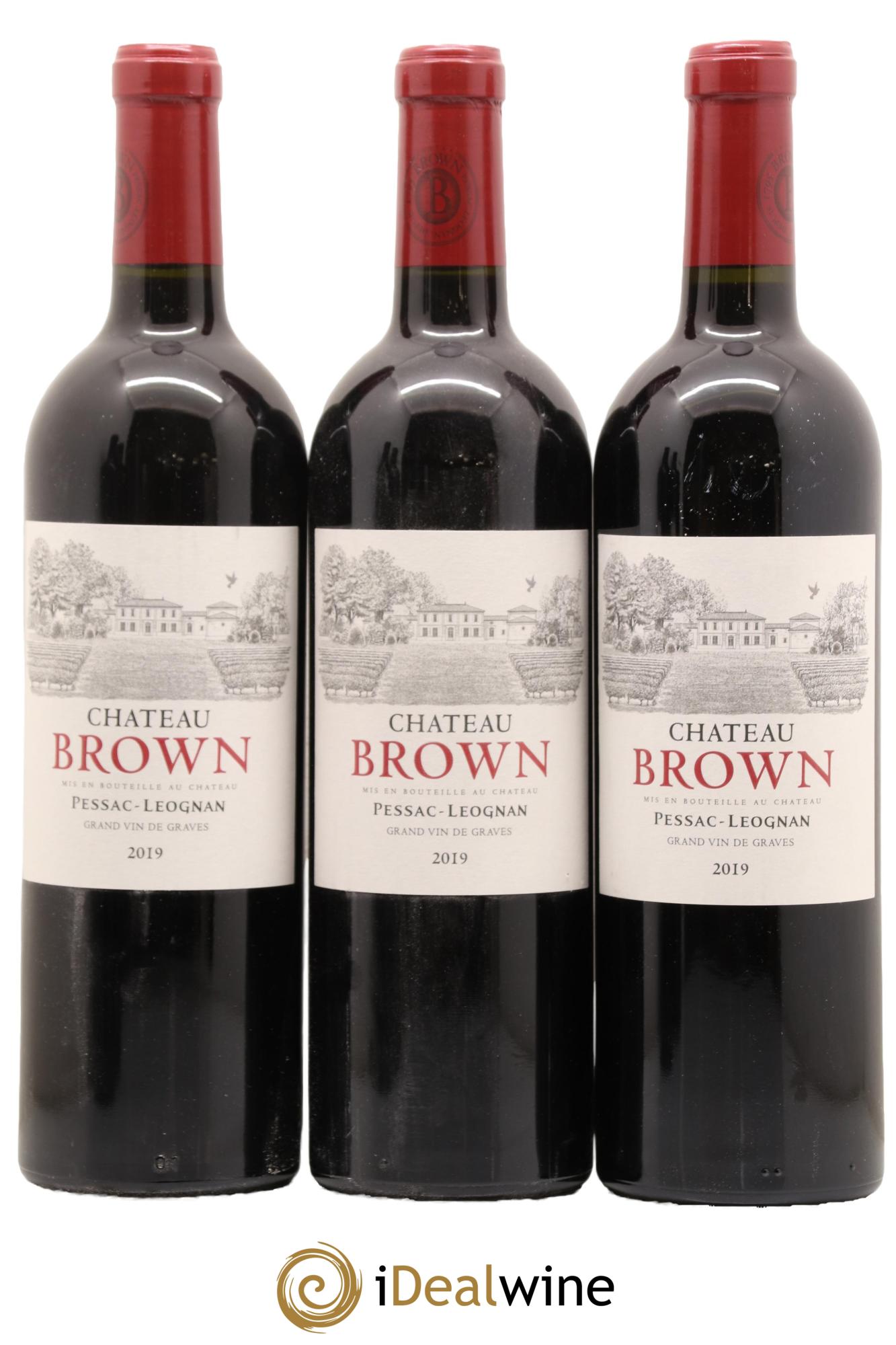 Château Brown 2019 - Lot de 3 bouteilles - 0