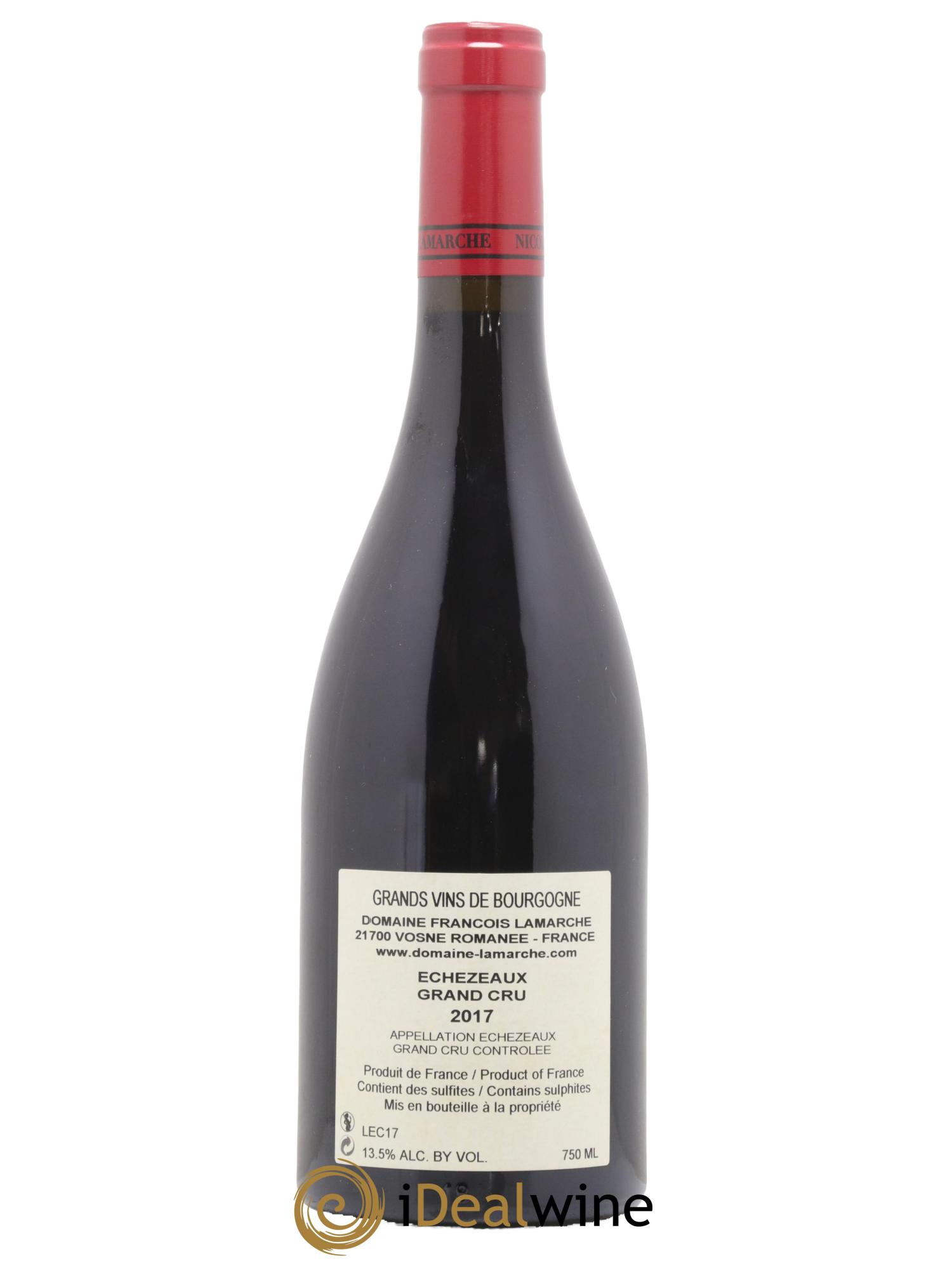 Echezeaux Grand Cru Lamarche (Domaine) 2017 - Lot de 1 bouteille - 1