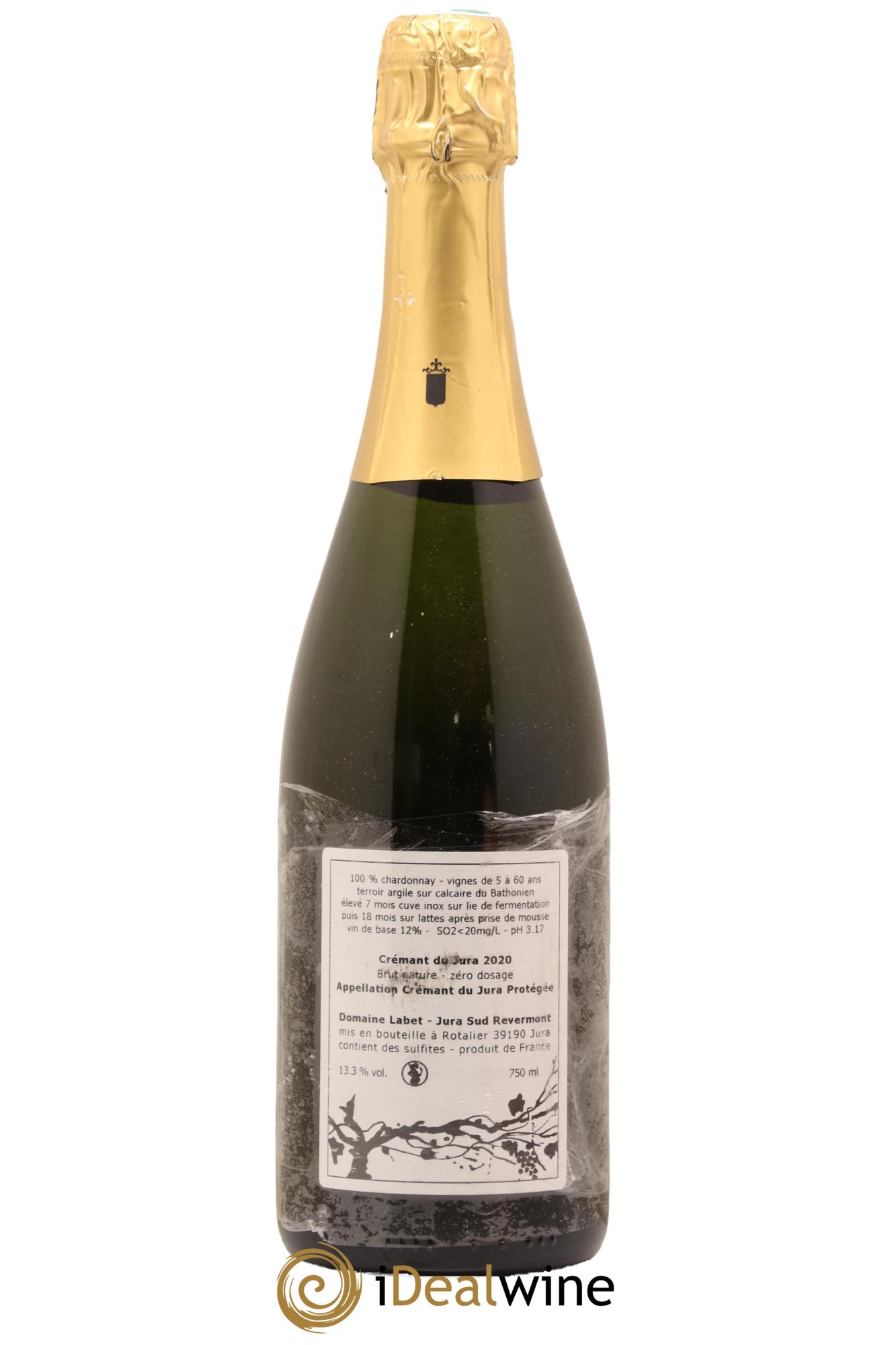 Crémant du Jura Romain - Julien - Charline Labet 2020 - Lot de 1 bouteille - 1