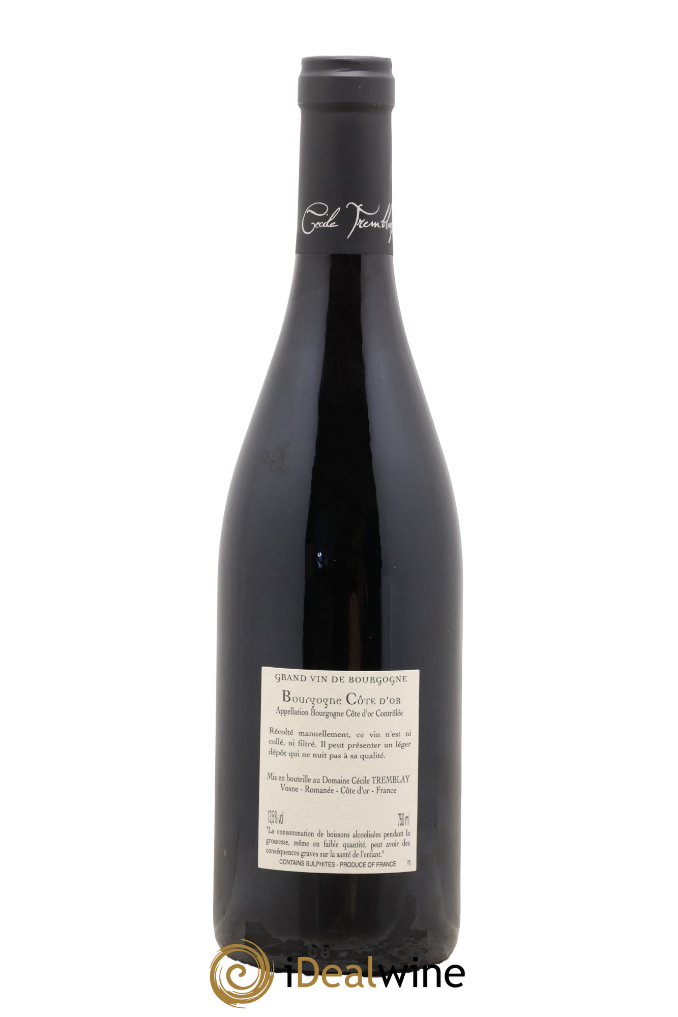Bourgogne Côte-d'Or Cécile Tremblay 2023 - Lot of 1 bottle - 1
