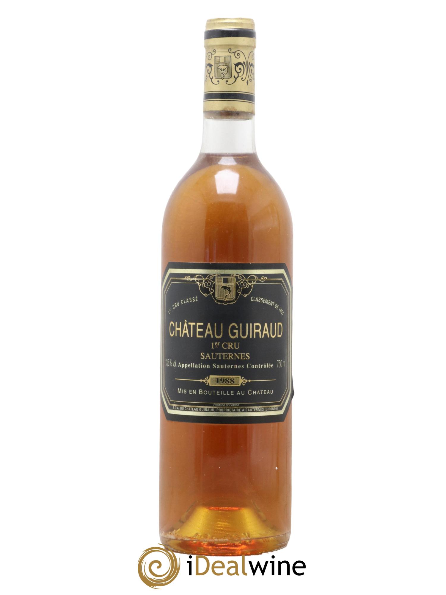Château Guiraud 1er Grand Cru Classé 1988 - Lotto di 1 bottiglia - 0