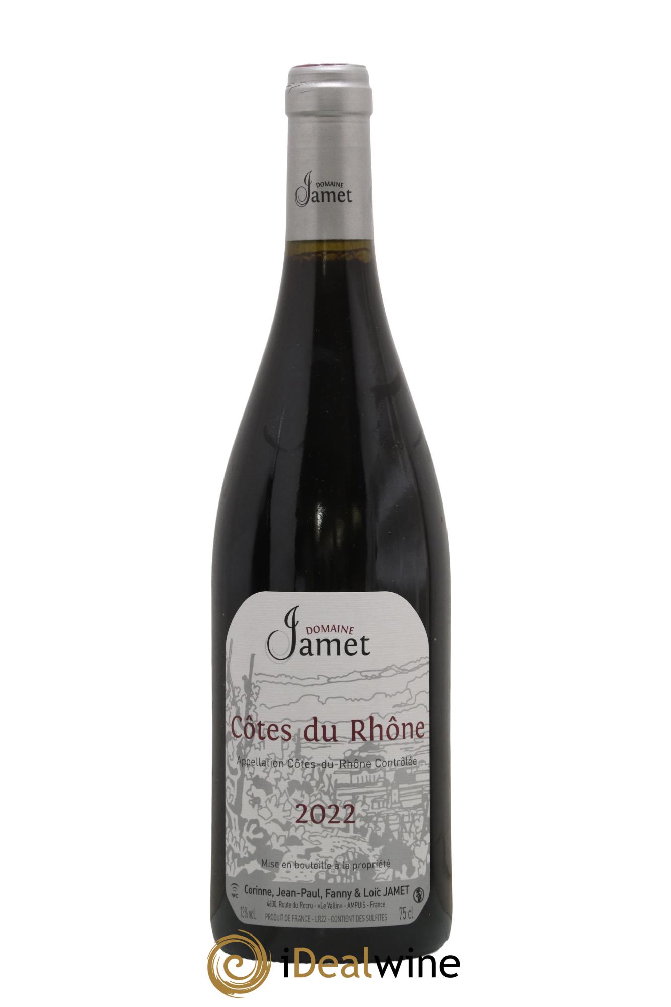 Côtes-du-Rhône Jamet (Domaine) 2022 - Lot of 1 bottle - 0