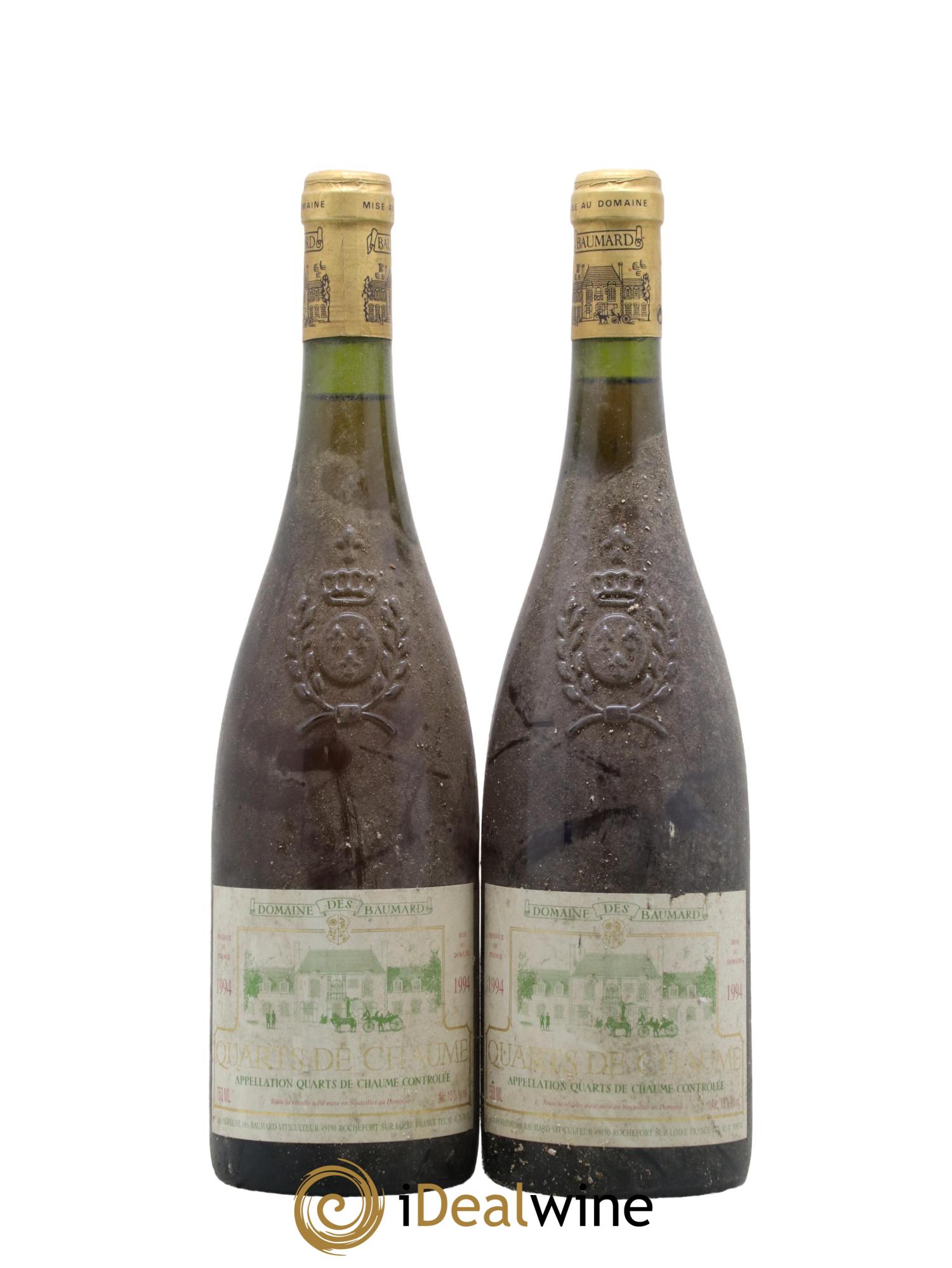Quarts de Chaume Baumard (Domaine des) 1994 - Lotto di 2 bottiglie - 0