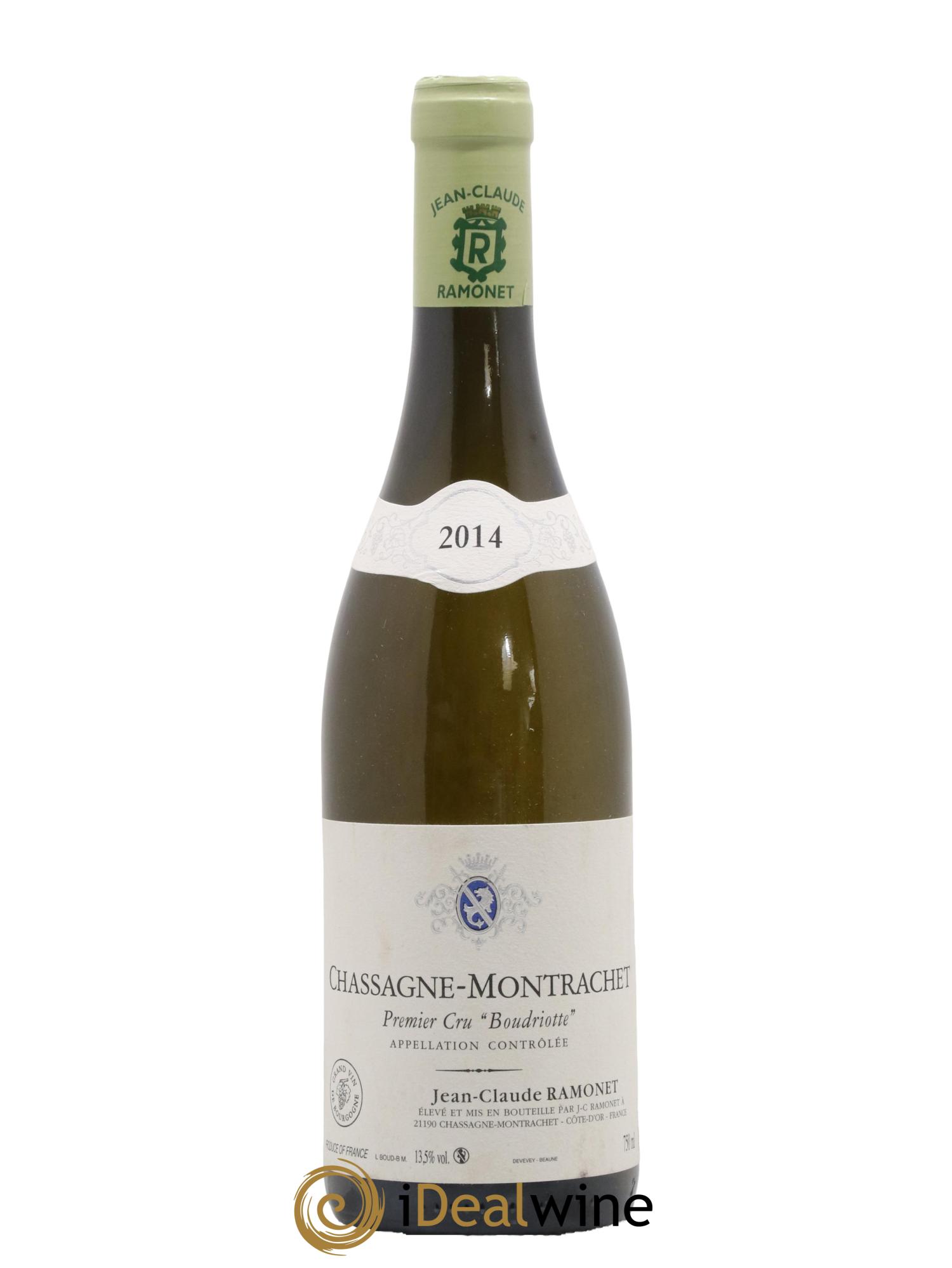 Chassagne-Montrachet 1er Cru Boudriotte Ramonet (Domaine) 2014 - Lot de 1 bouteille - 0