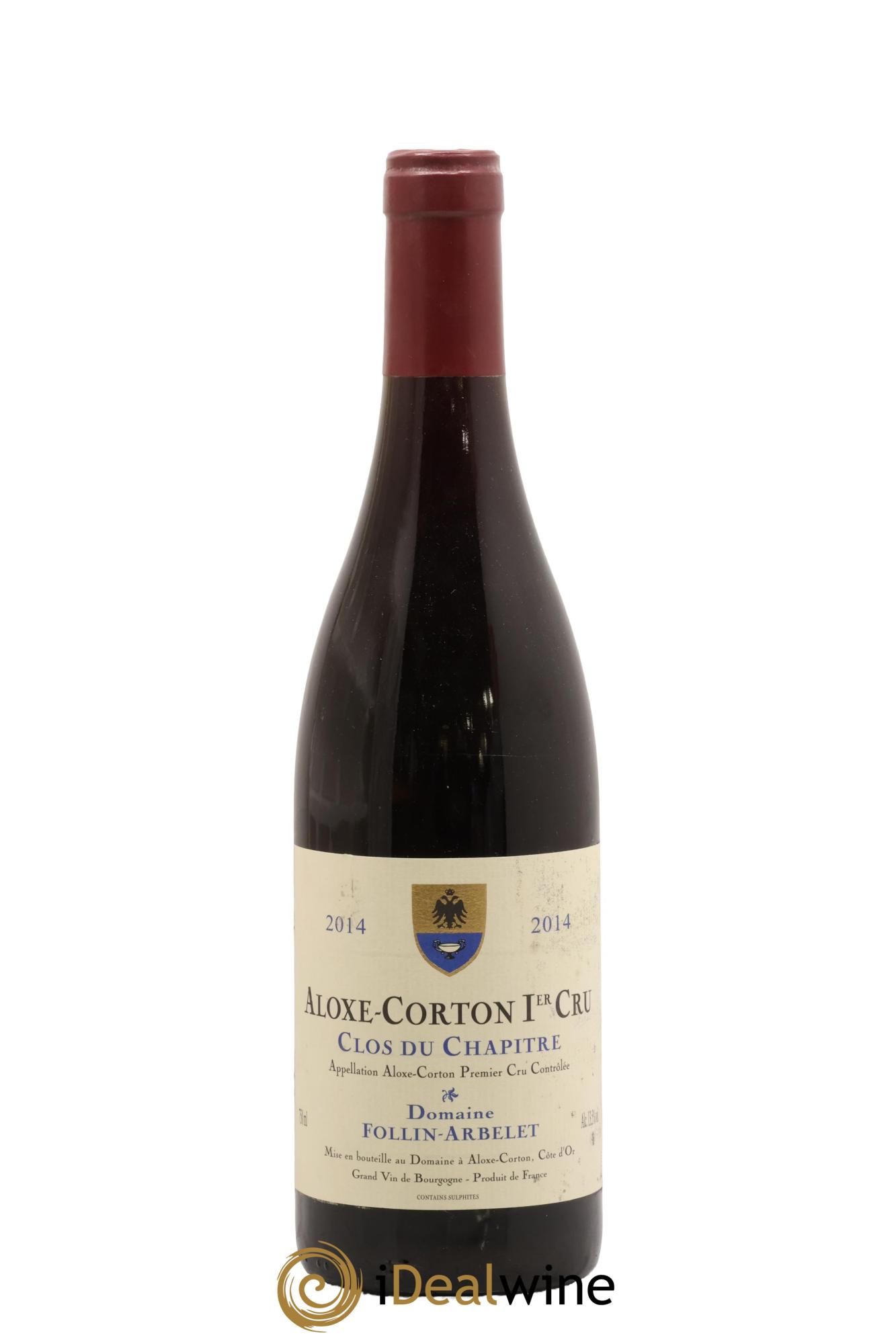 Aloxe-Corton 1er Cru Clos du Chapitre Follin-Arbelet (Domaine) 2014 - Lot de 1 bouteille - 0