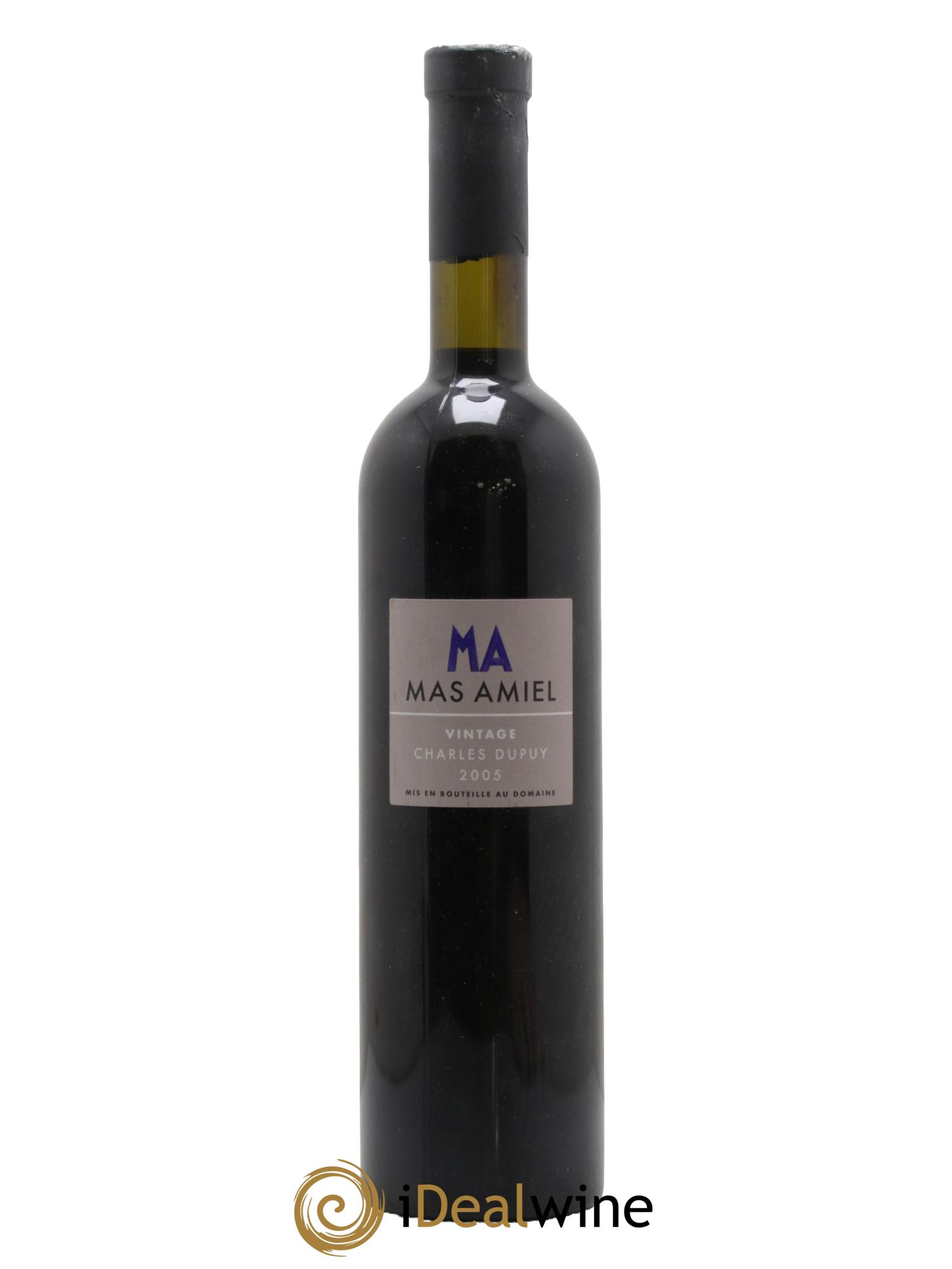 Maury Cuvée Charles Dupuy Mas Amiel 2005 - Lot de 1 bouteille - 0