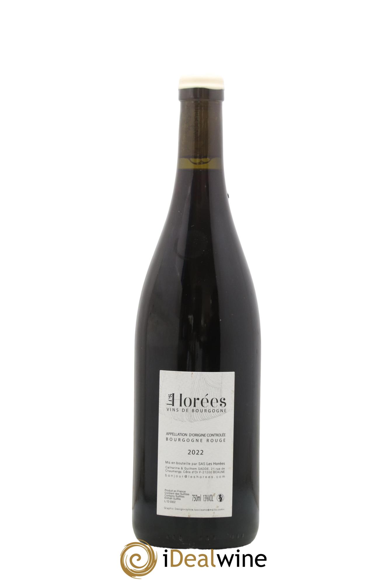 Bourgogne Des Six Ifs Les Horées  2022 - Lot de 1 bouteille - 1