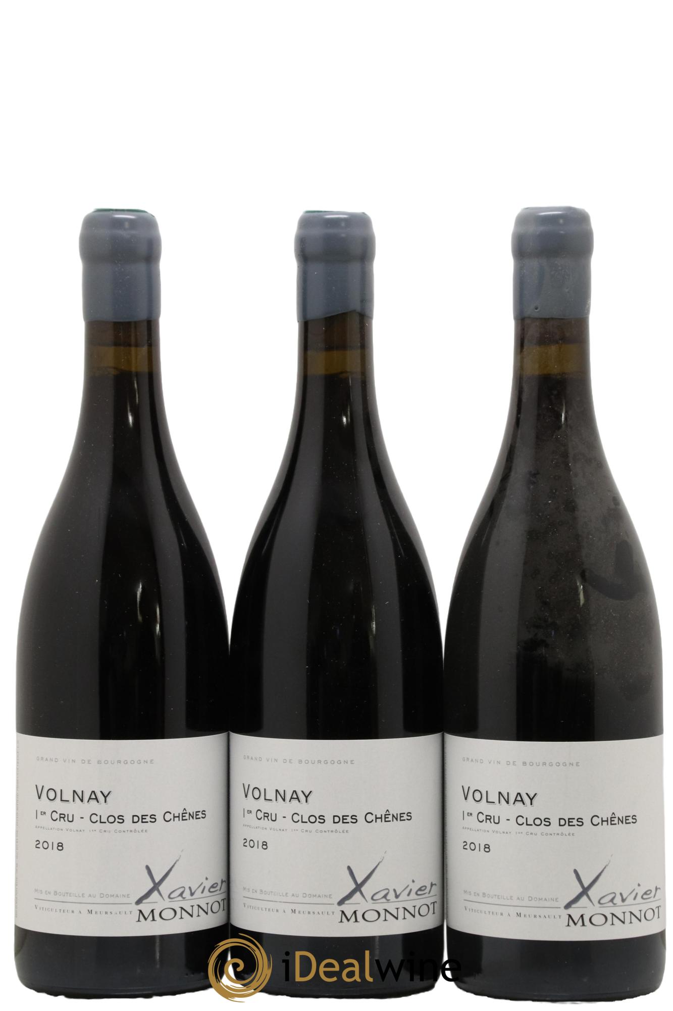 Volnay 1er Cru Clos Des Chênes Xavier Monnot 2018 - Posten von 3 Flaschen - 0