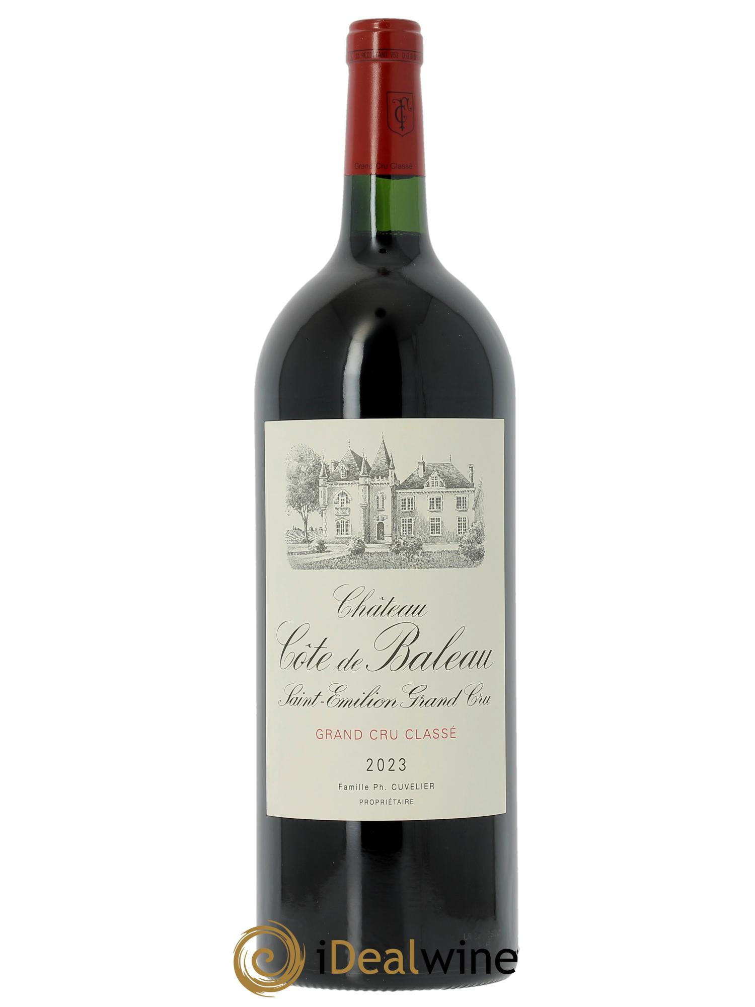 Château Côte de Baleau Grand Cru Classé (CBO à partir de 6 mgs) 2023 - Lot de 1 magnum - 0