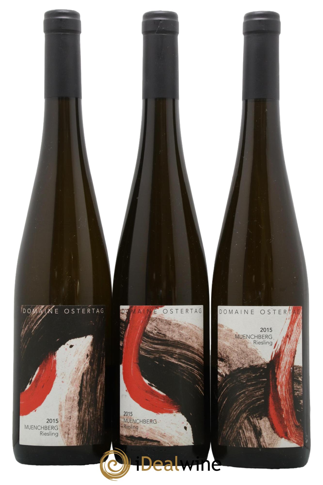Alsace Riesling Grand Cru Muenchberg Ostertag (Domaine) 2015 - Lot de 3 bouteilles - 0