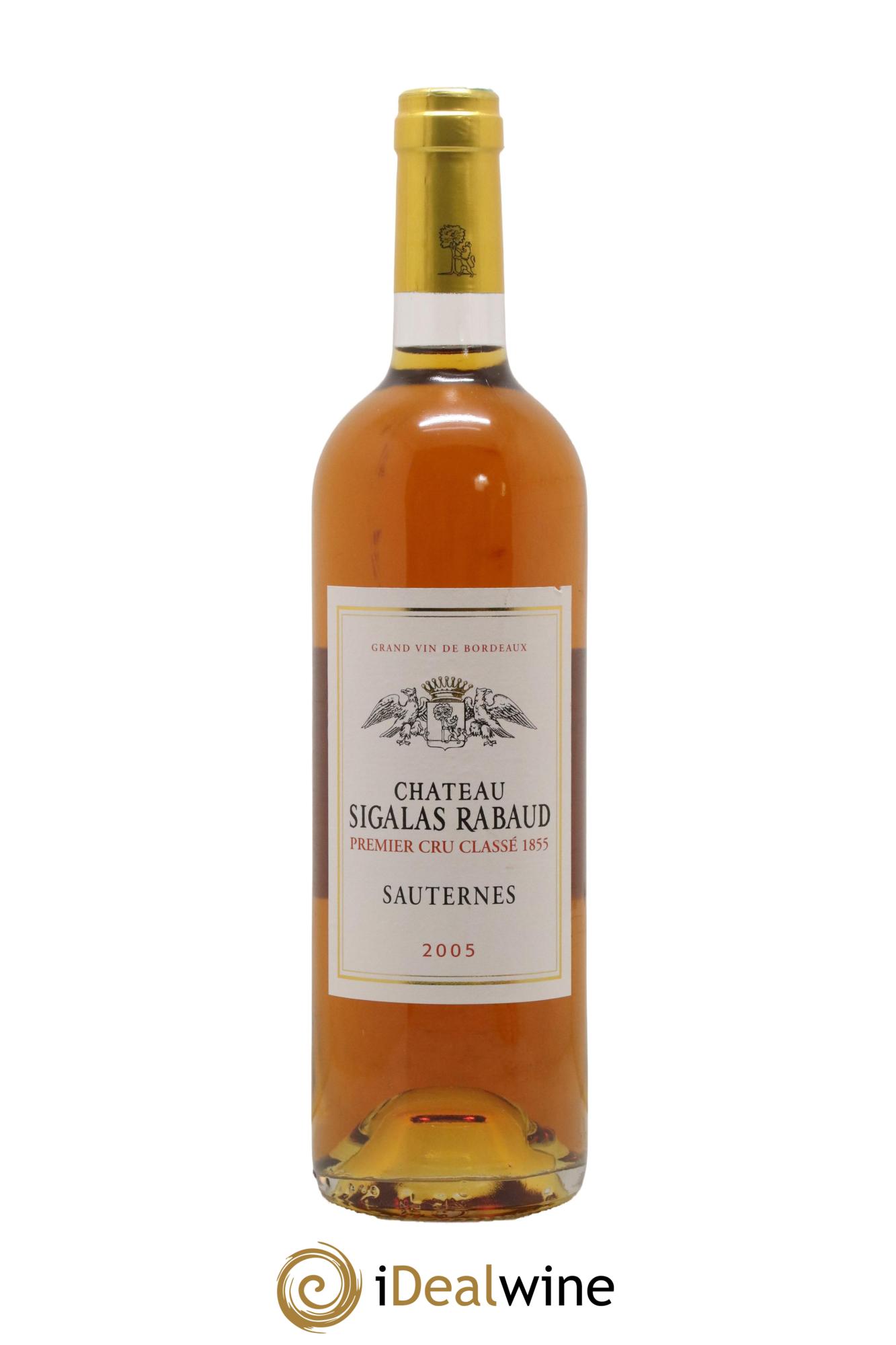 Château Sigalas Rabaud 1er Grand Cru Classé 2005 - Posten von 1 Flasche - 0