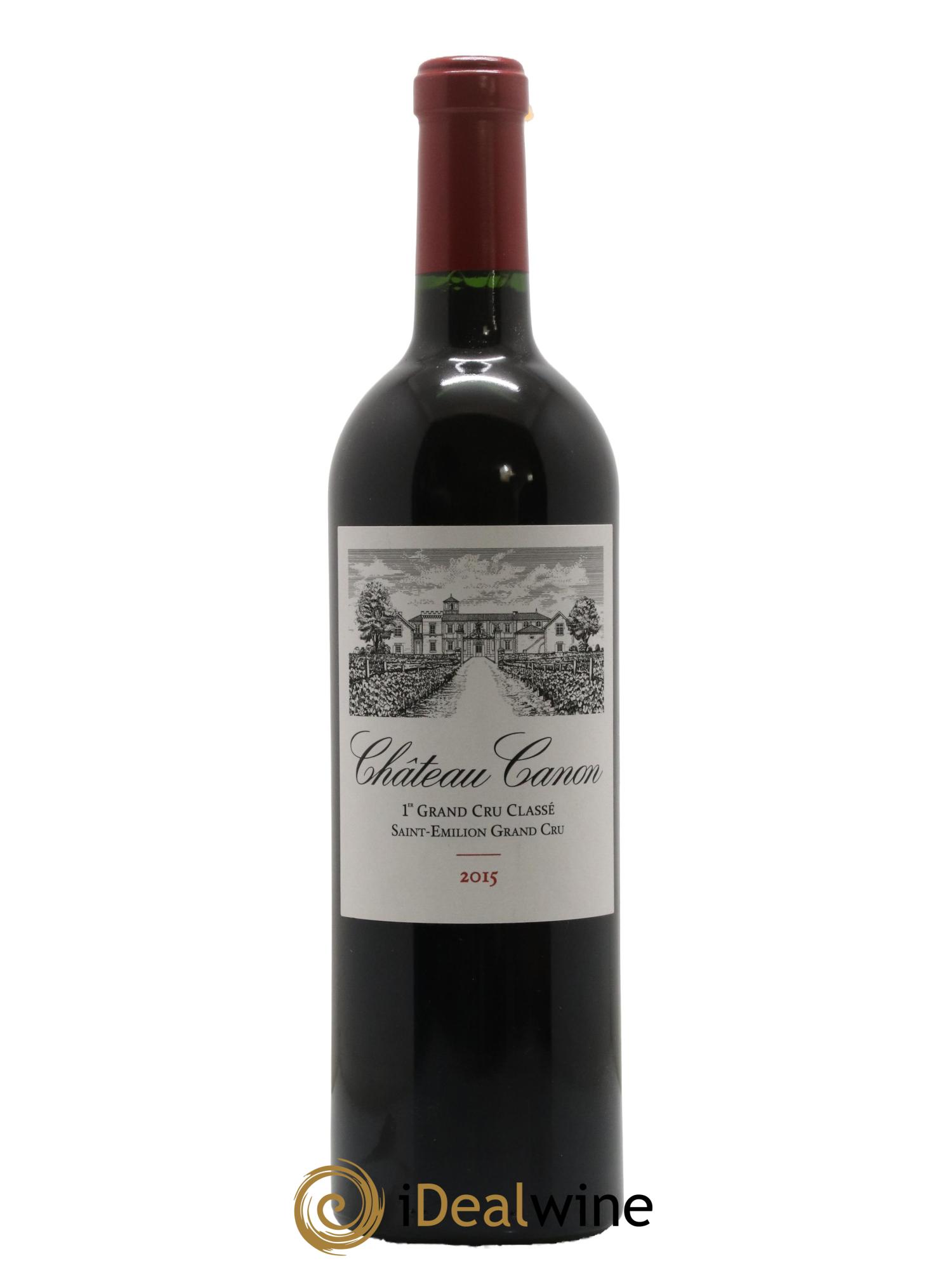 Château Canon 1er Grand Cru Classé B 2015 - Lot de 1 bouteille - 0